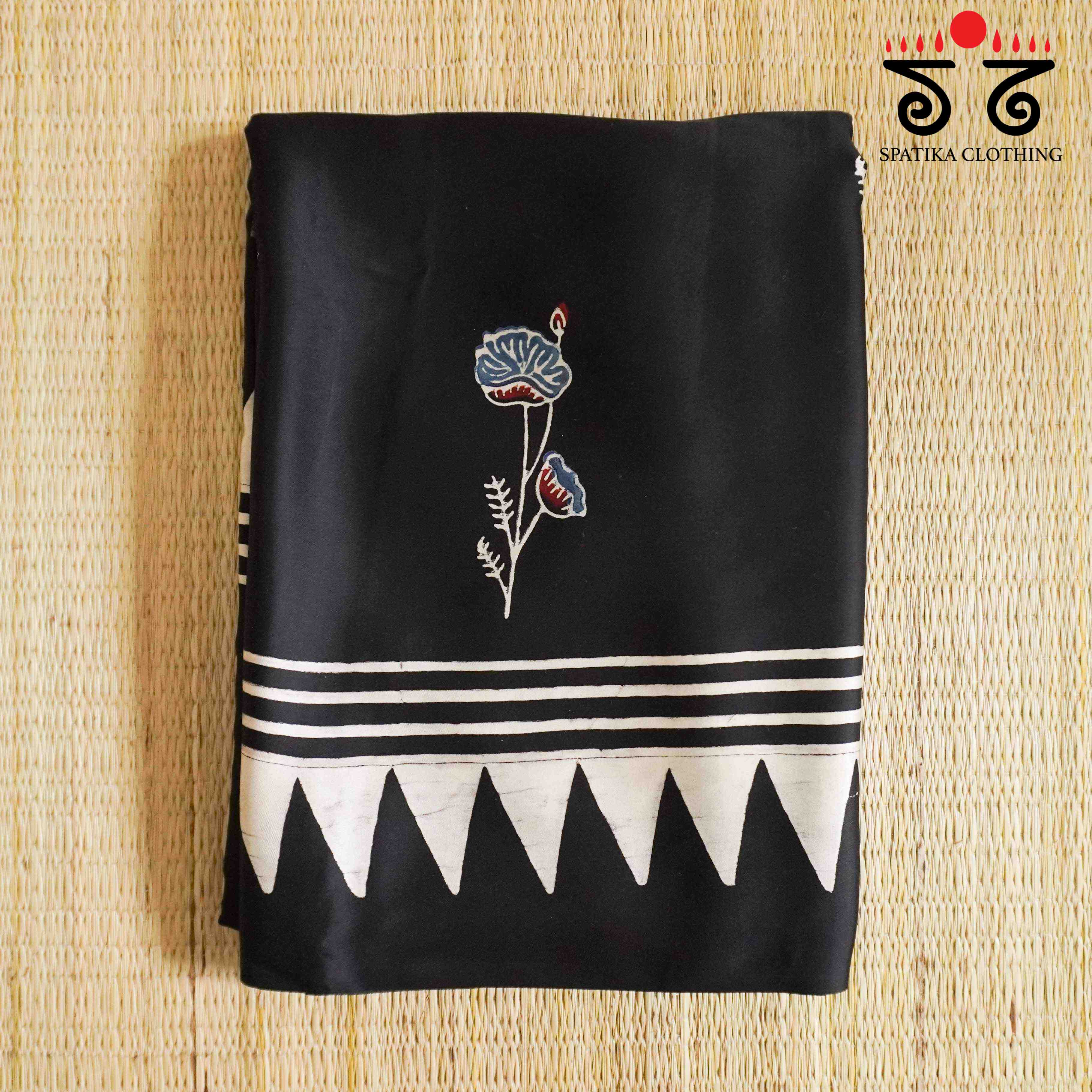 Ajrak Modal Silk Saree