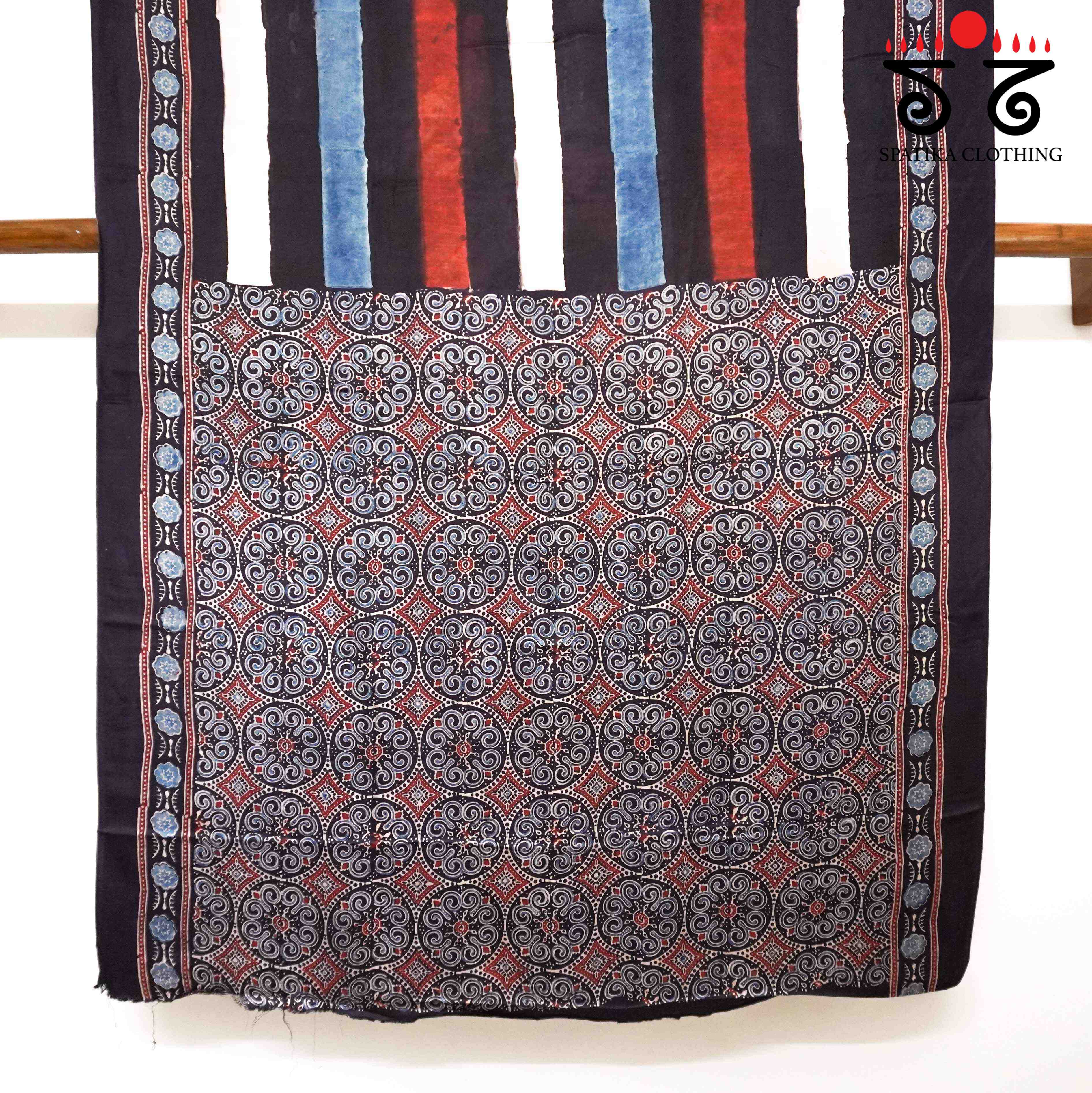 Ajrak Modal Silk Saree