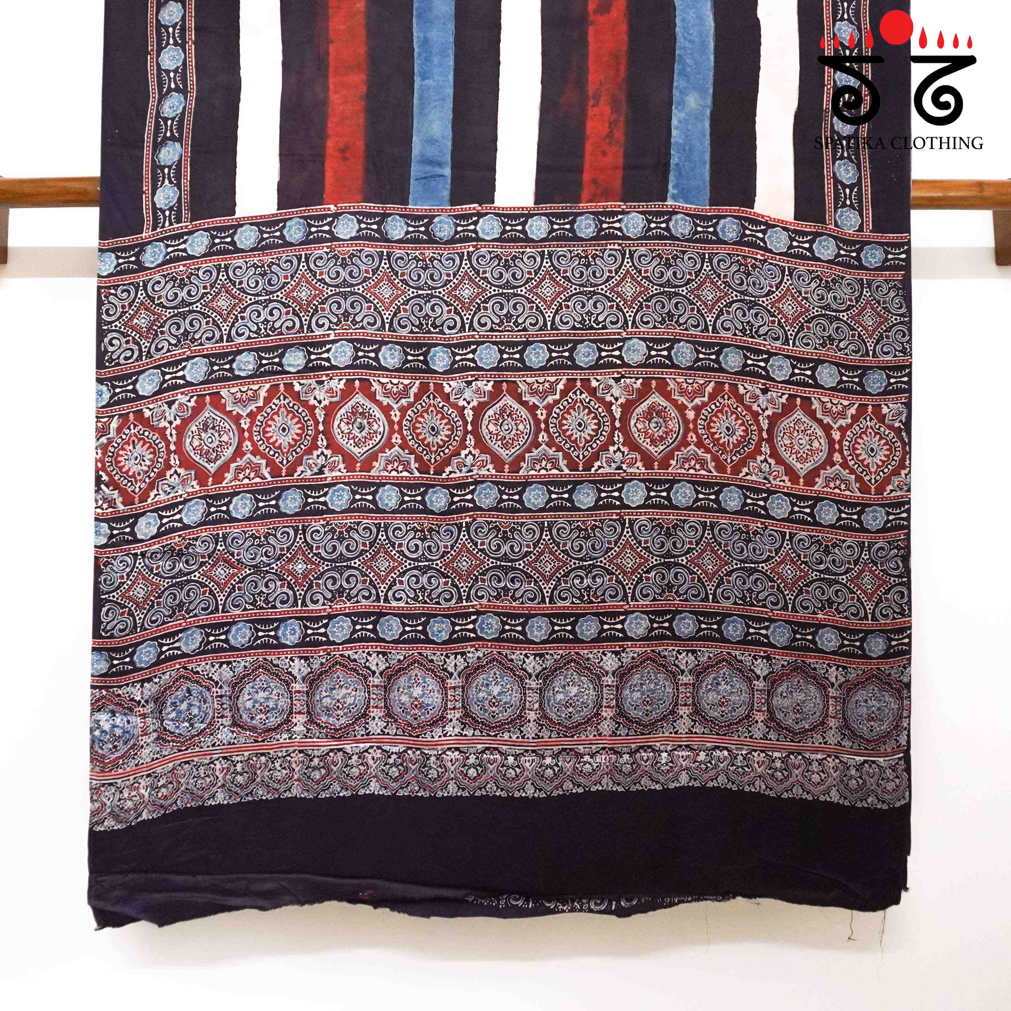 Ajrak Modal Silk Saree