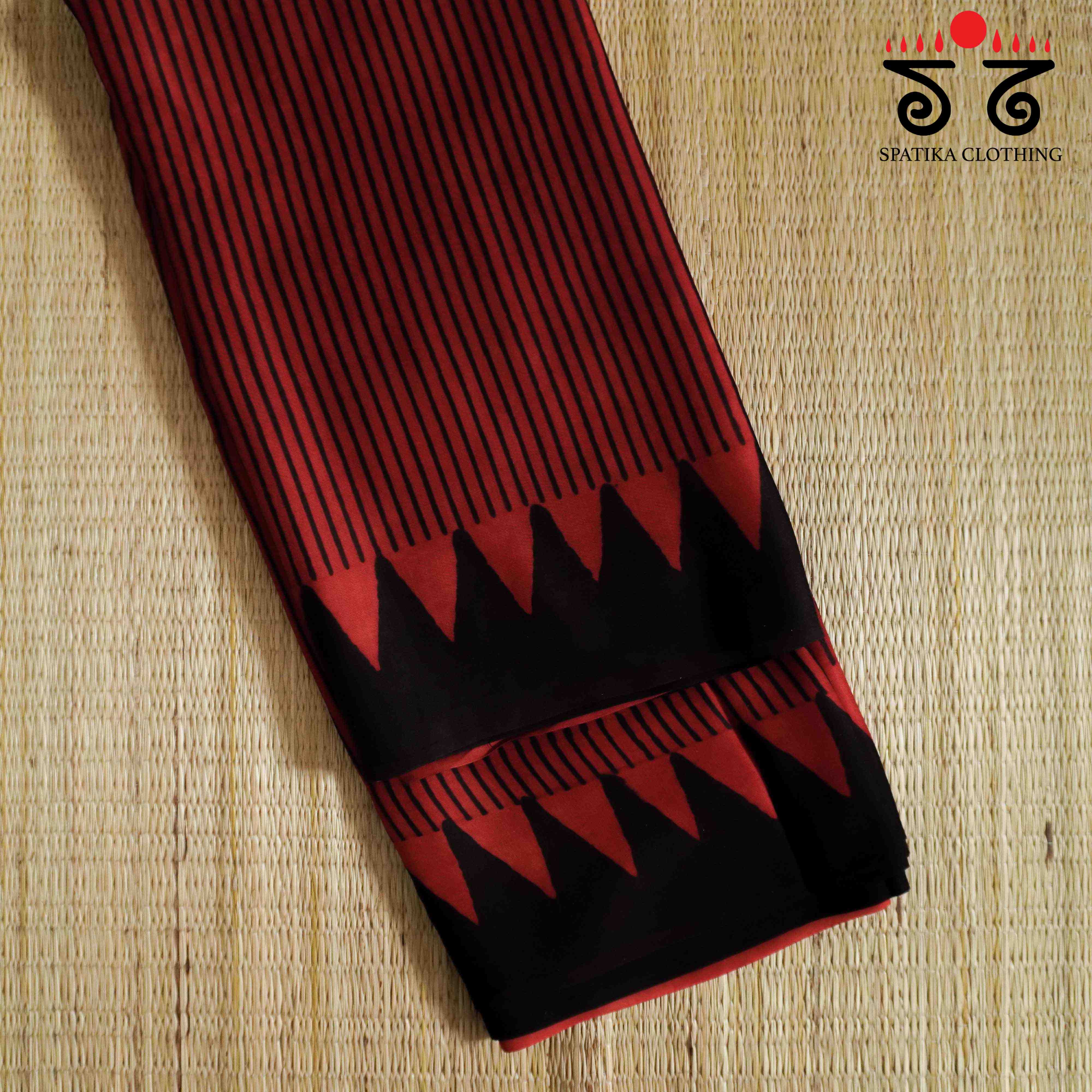 Ajrak Modal Silk Saree