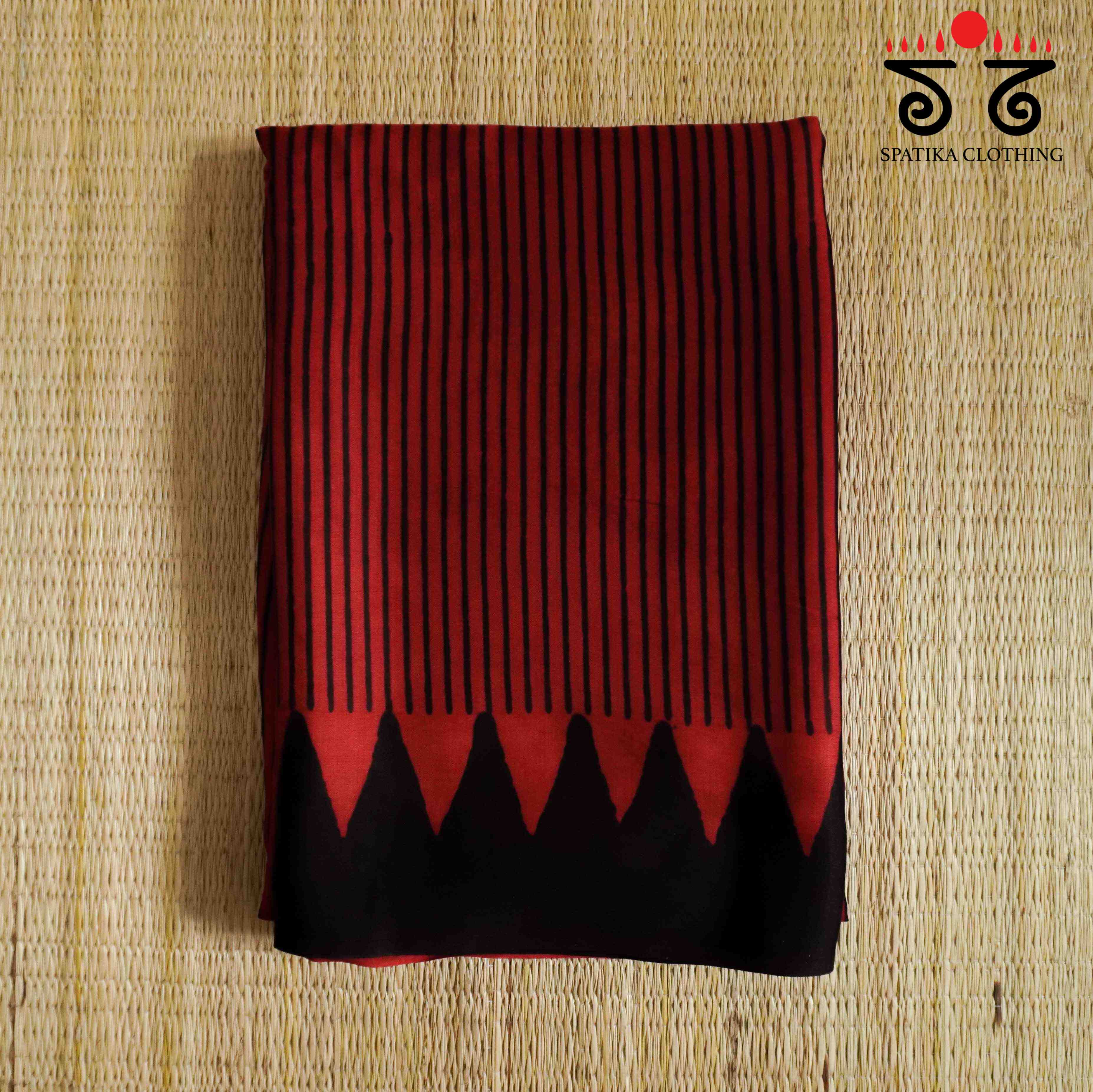 Ajrak Modal Silk Saree