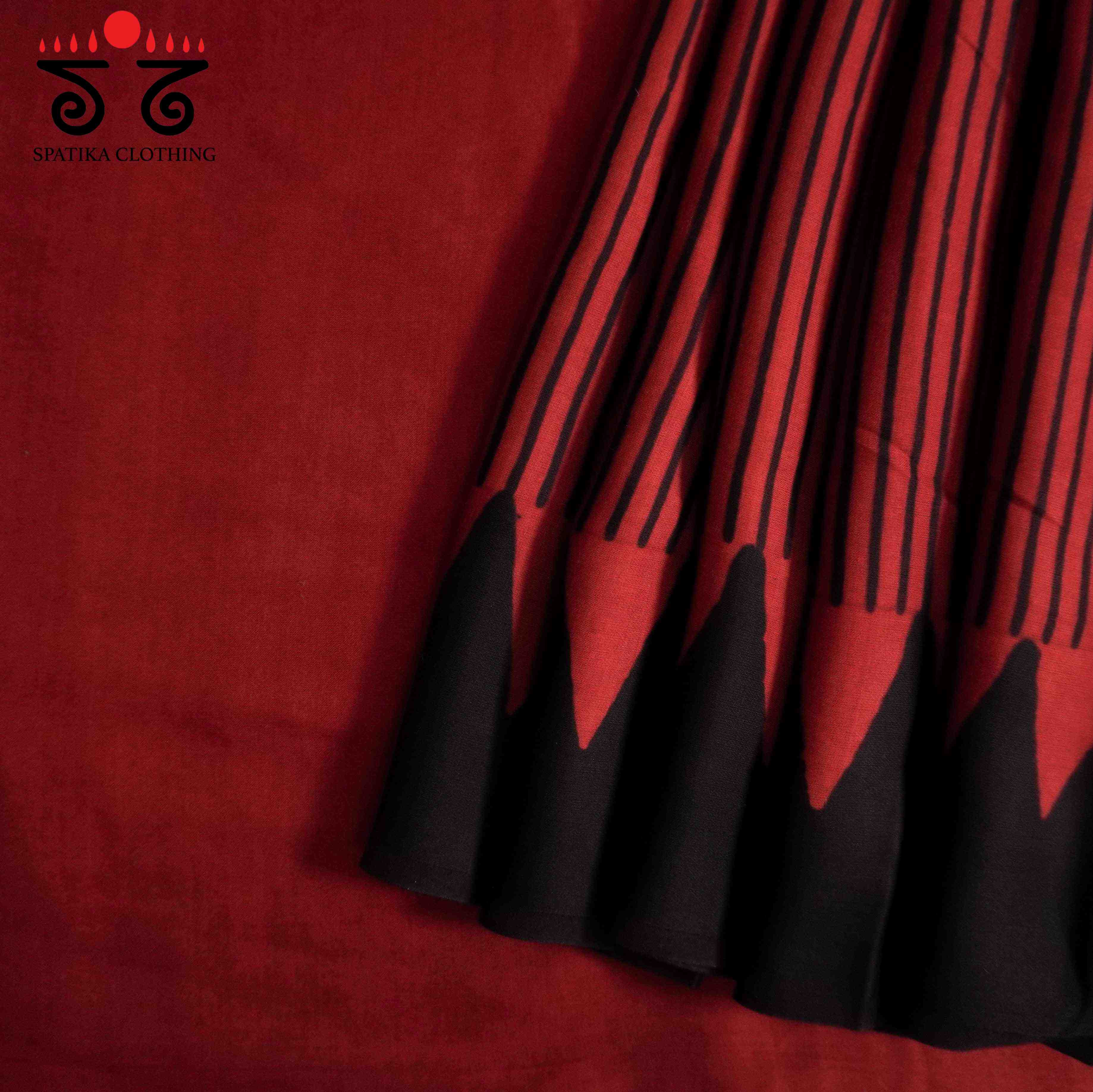 Ajrak Modal Silk Saree