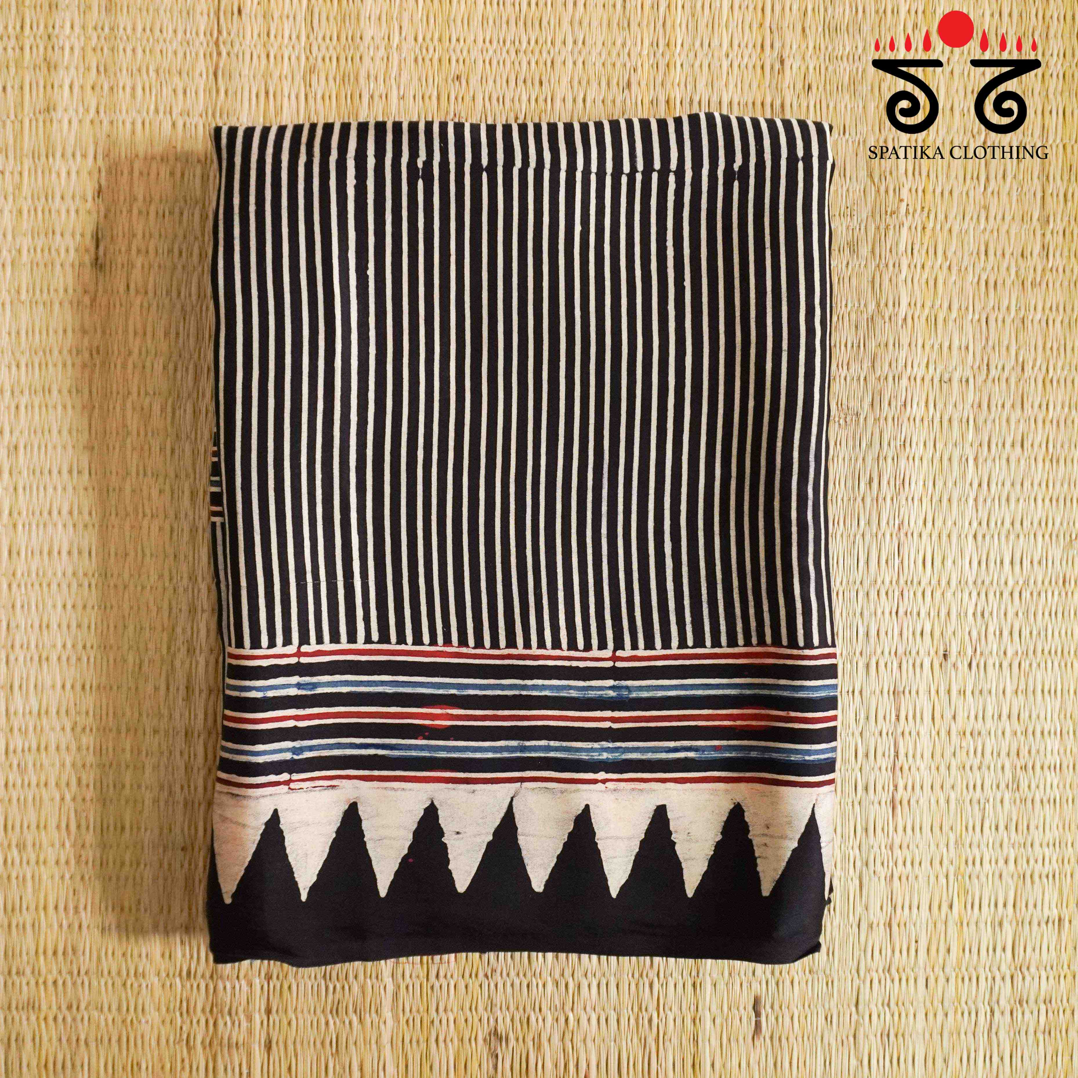 Ajrak Modal Silk Saree