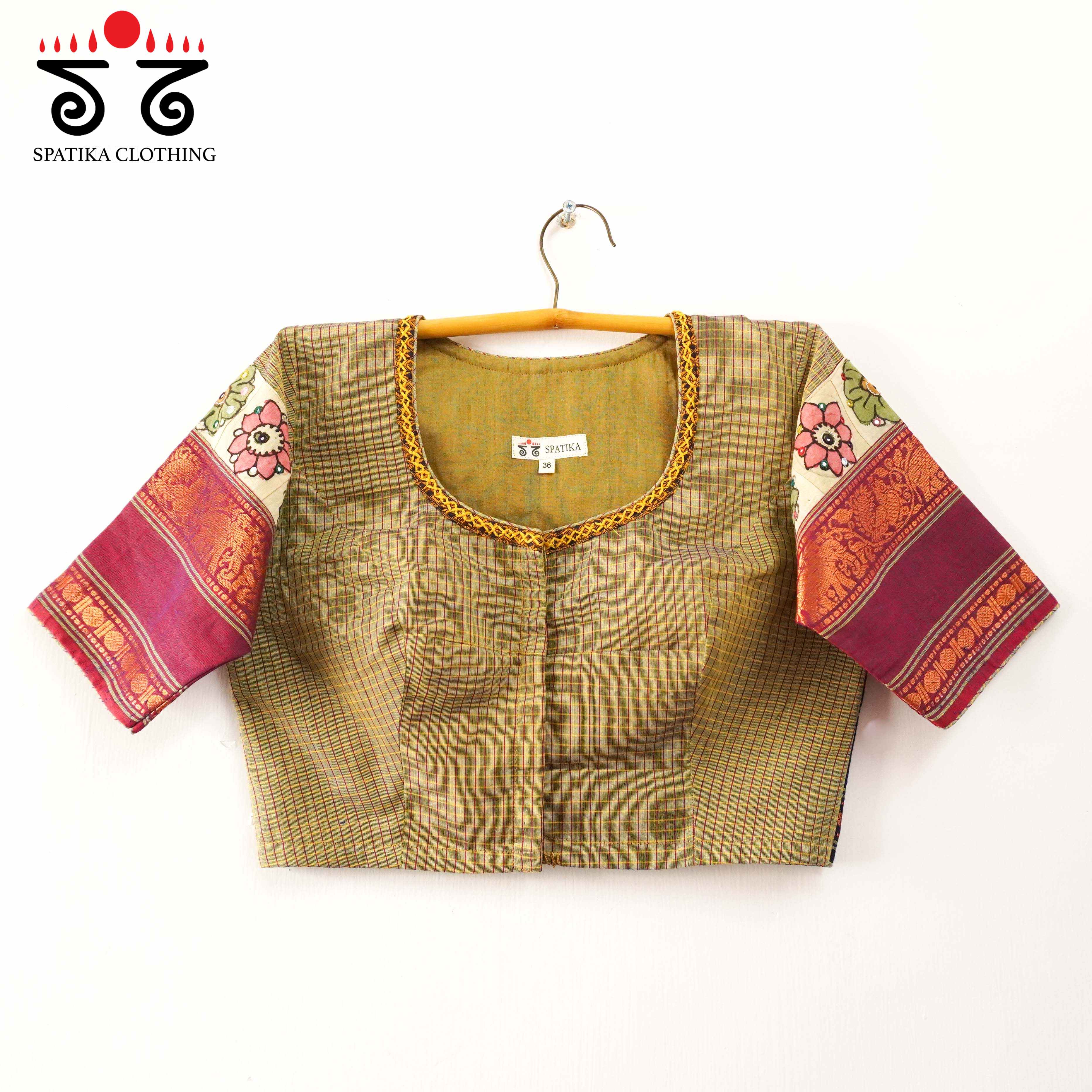 Chettinad - Pen Kalamkari Blouse -New!