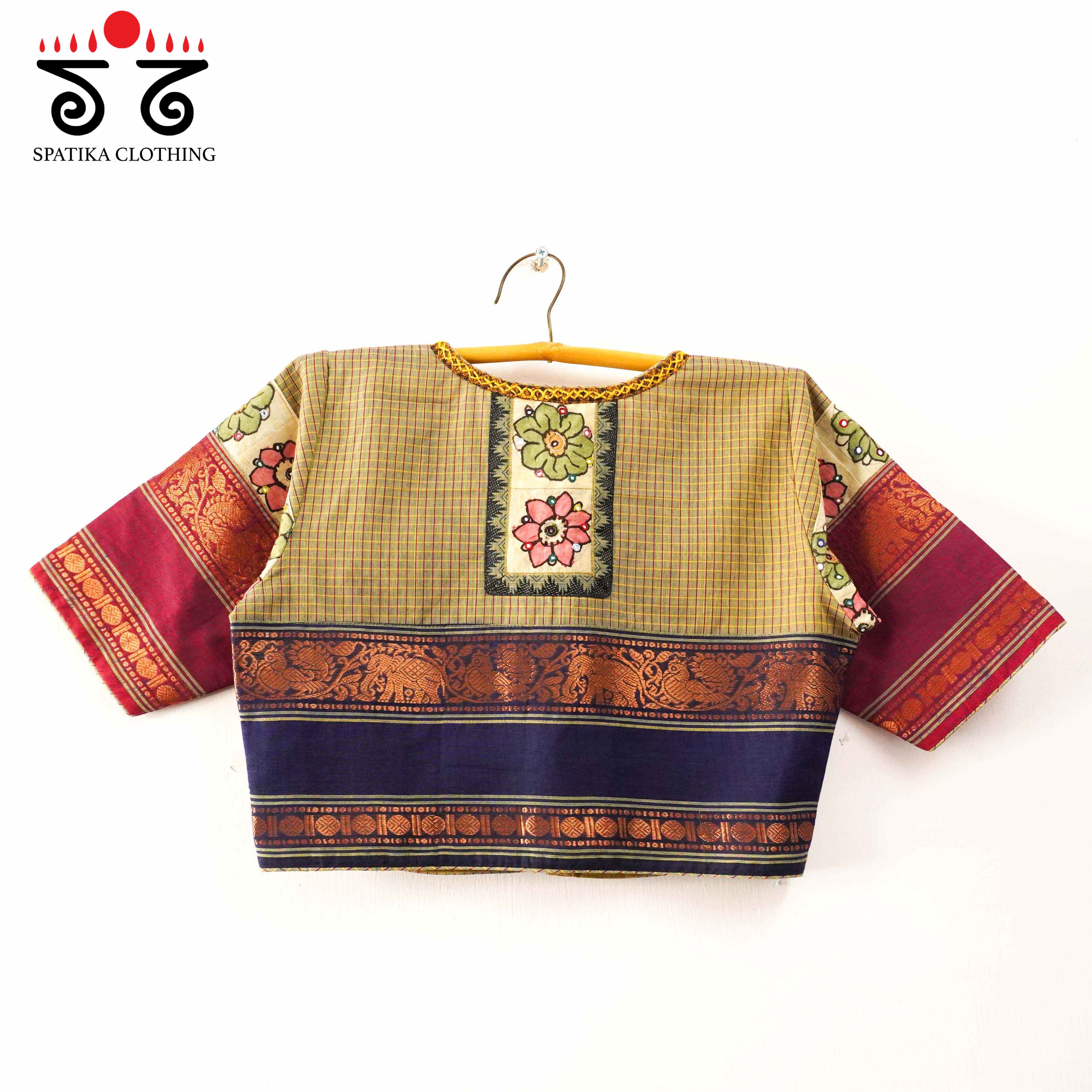 Chettinad - Pen Kalamkari Blouse -New!