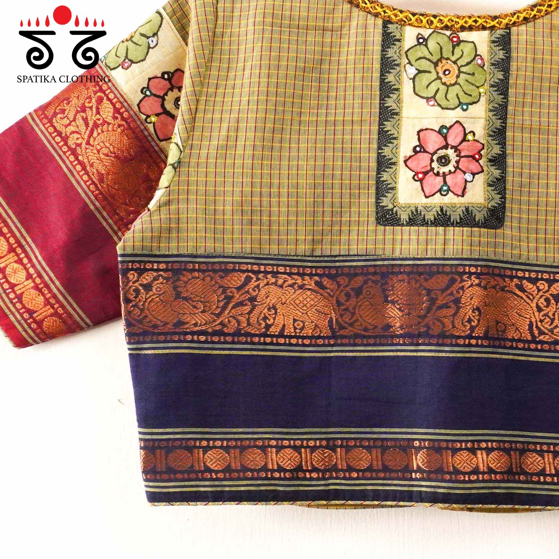 Chettinad - Pen Kalamkari Blouse -New!
