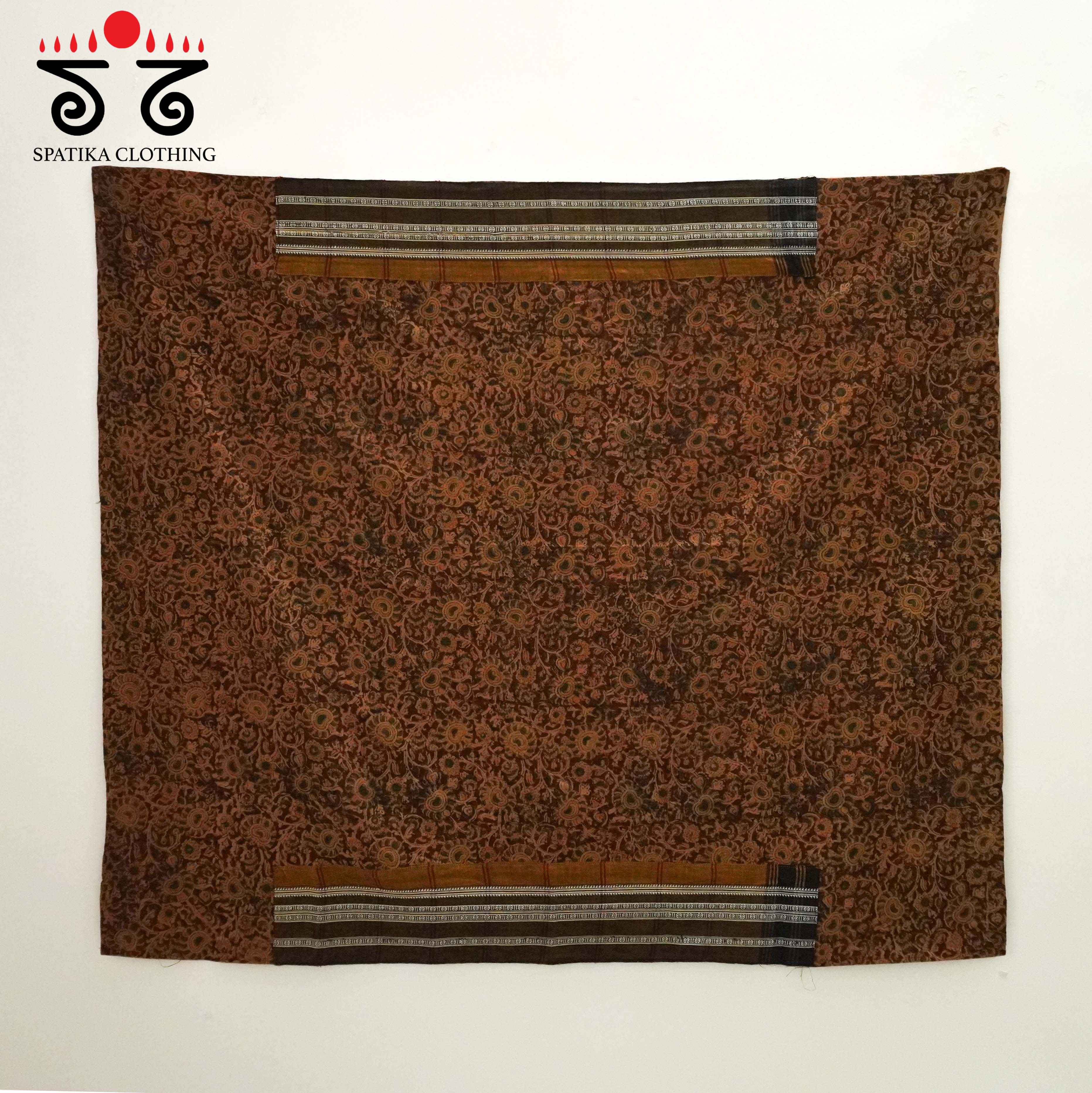 Ilkal Handwoven Cotton Saree - Pen Kalamkari Blouse