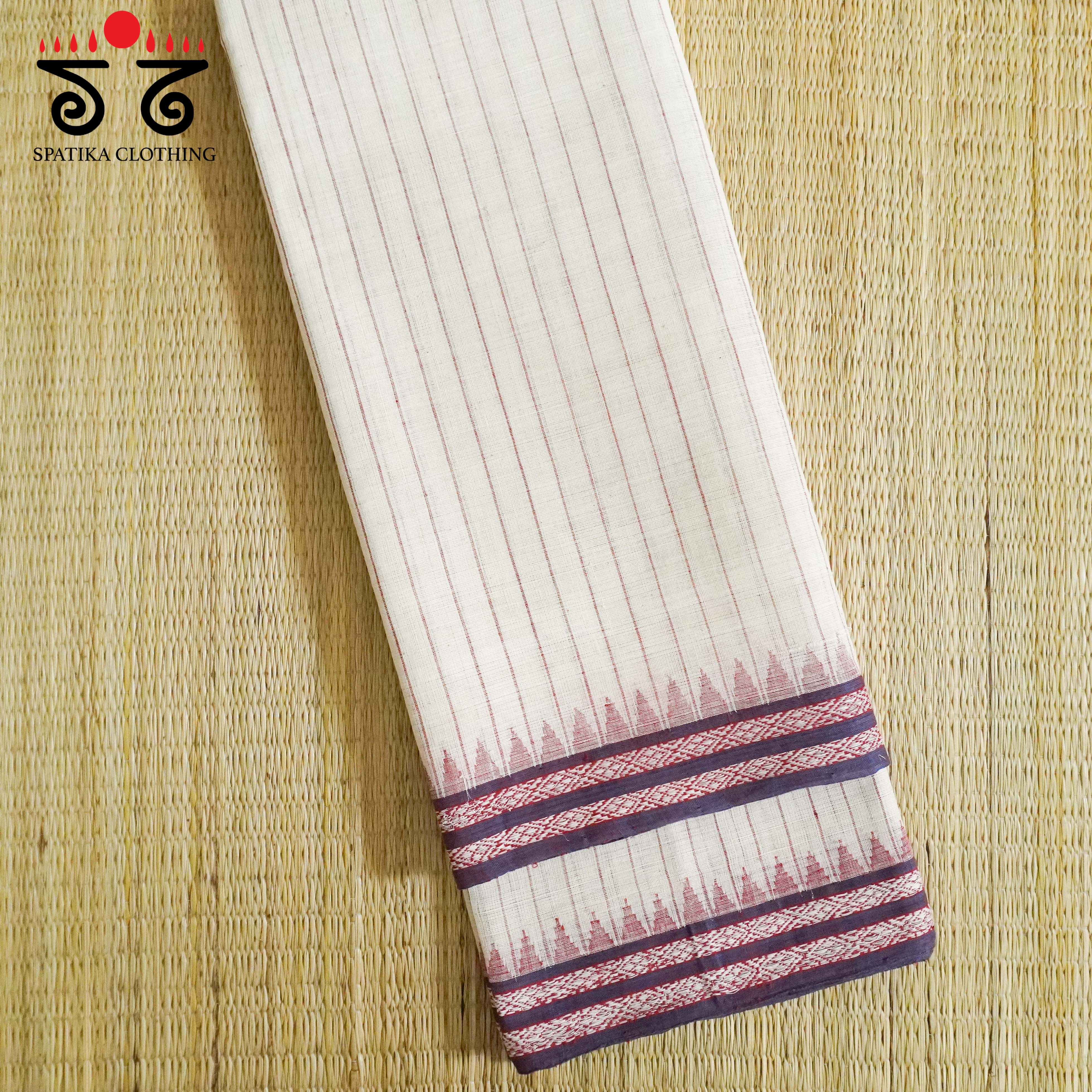 Ponduru Handspun Cotton Saree - With Special Blouse