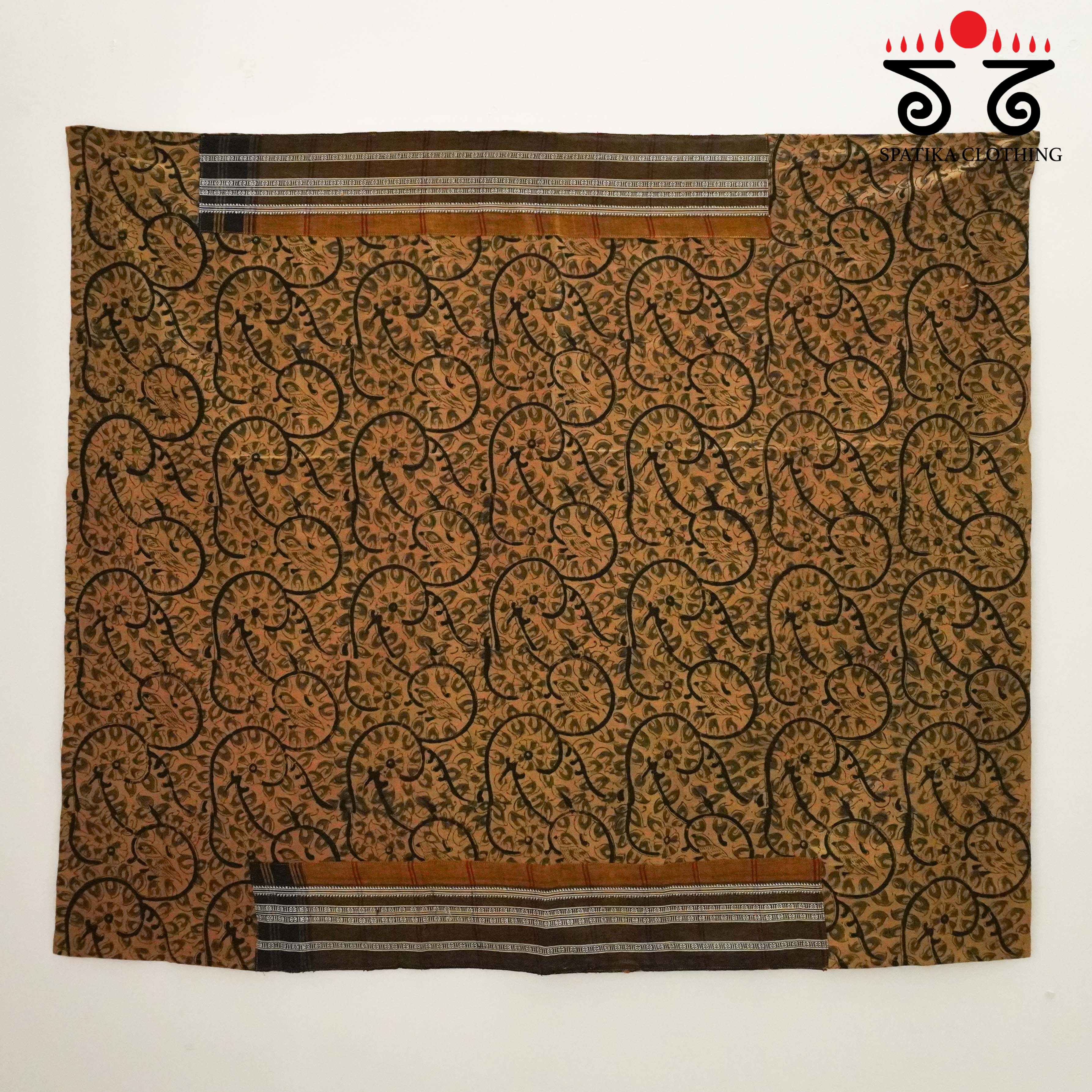 Ilkal Handwoven Cotton Saree - Kalamkari Blouse