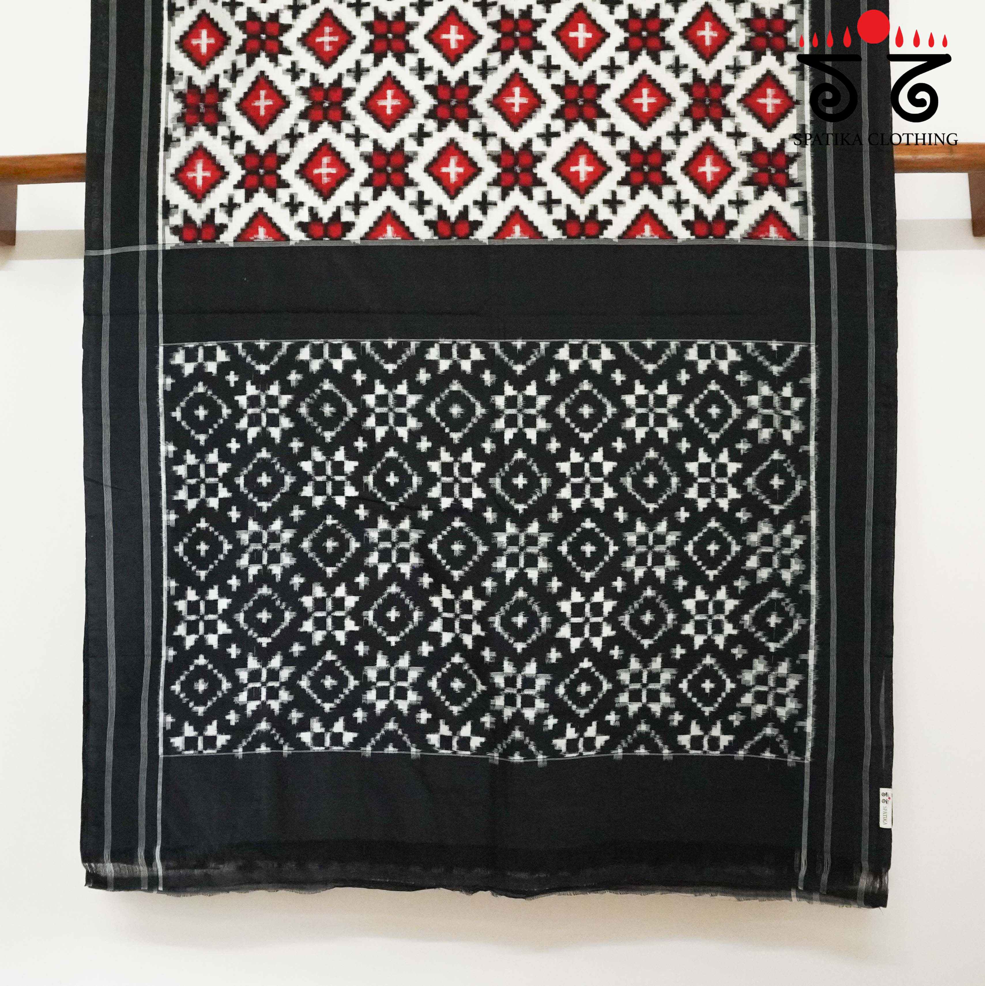 Telia Rumal Ikat - Handwoven Cotton Saree
