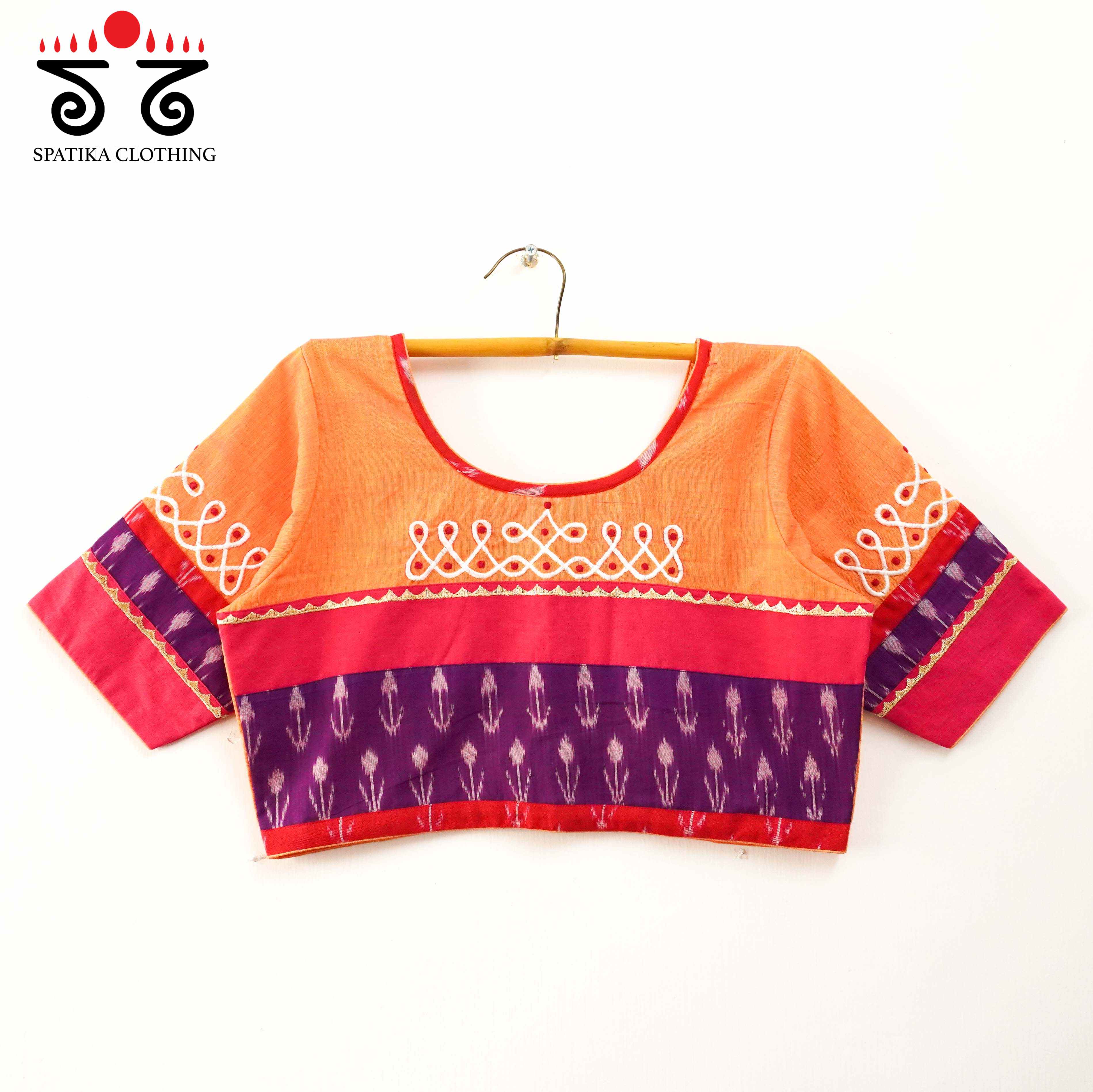 Prabhavati Kolam Handcrafted Blouse