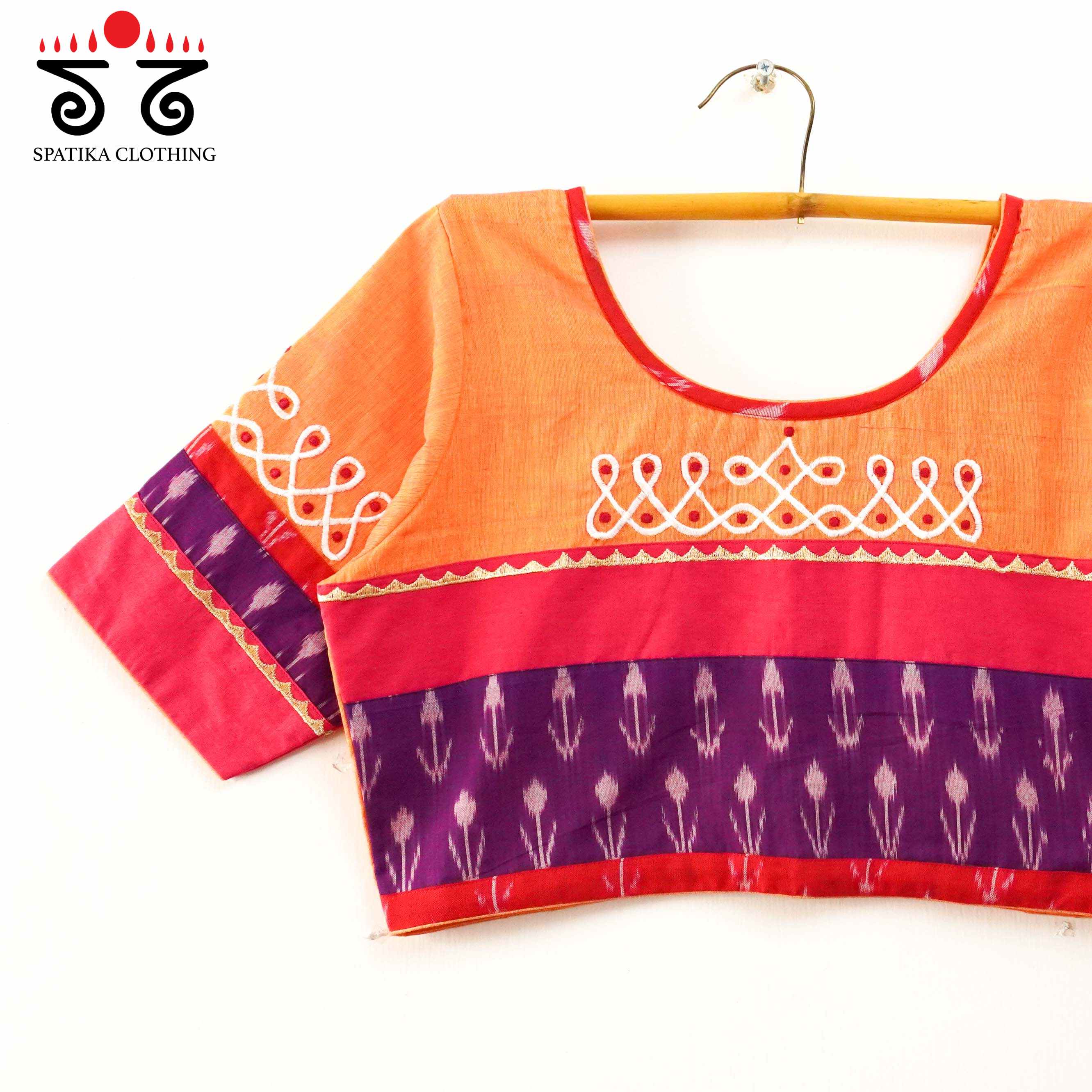 Prabhavati Kolam Handcrafted Blouse
