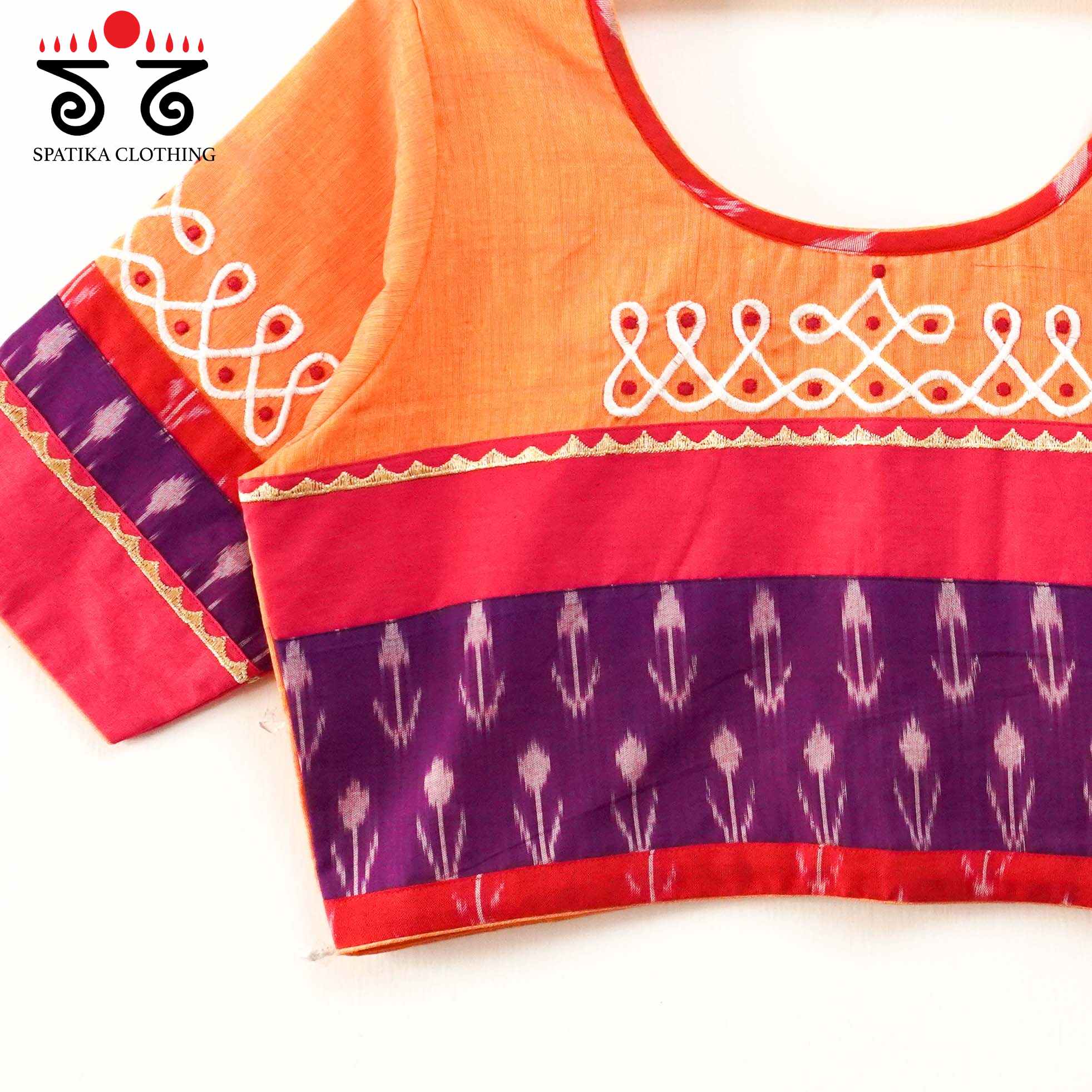 Prabhavati Kolam Handcrafted Blouse