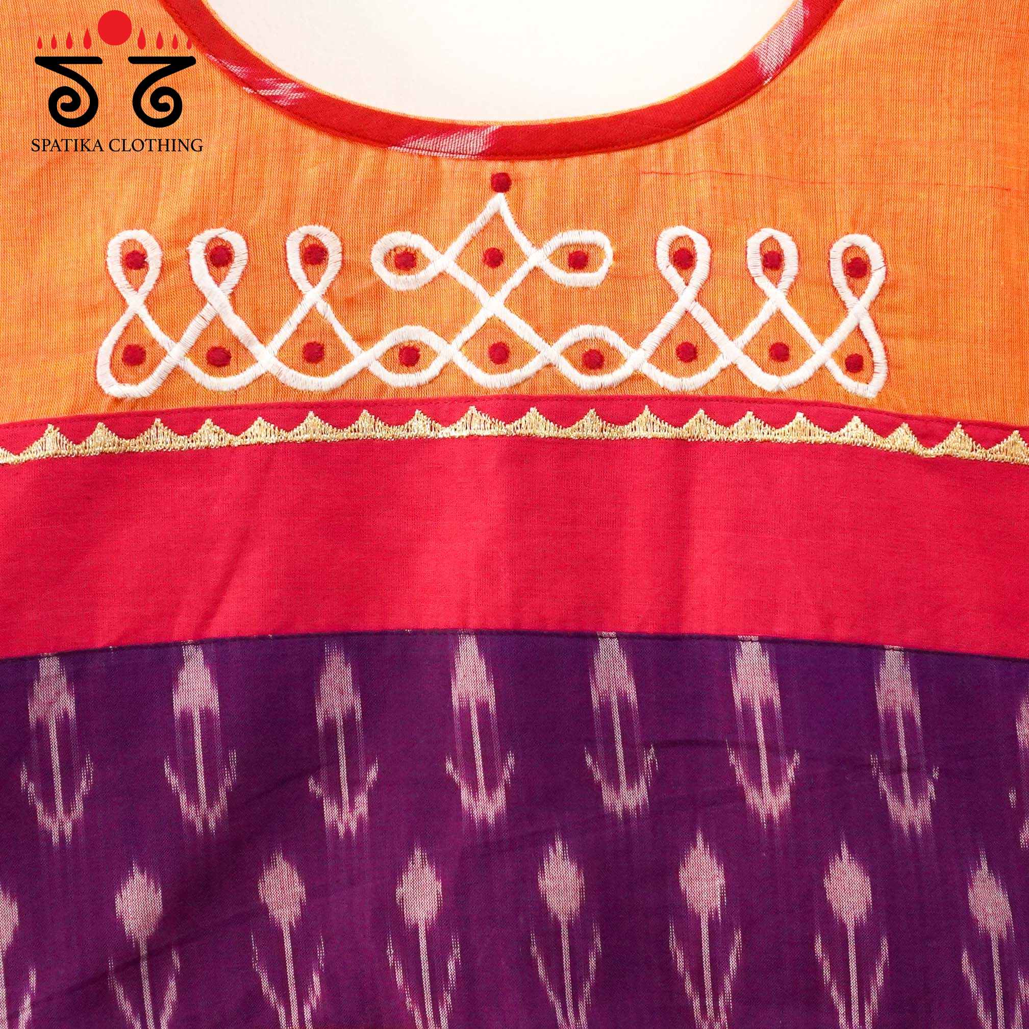 Prabhavati Kolam Handcrafted Blouse
