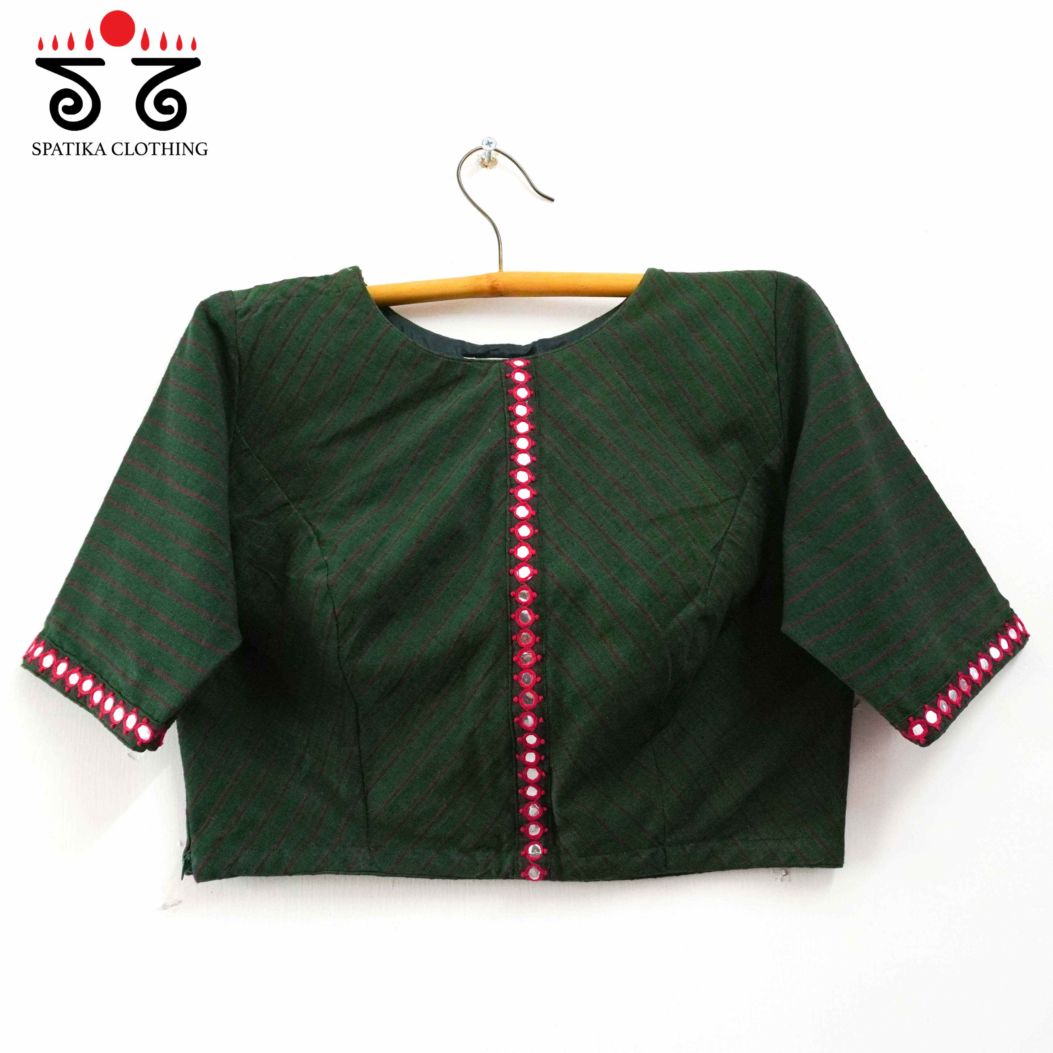 Stripes & Mirrors - New handcrafted Blouse