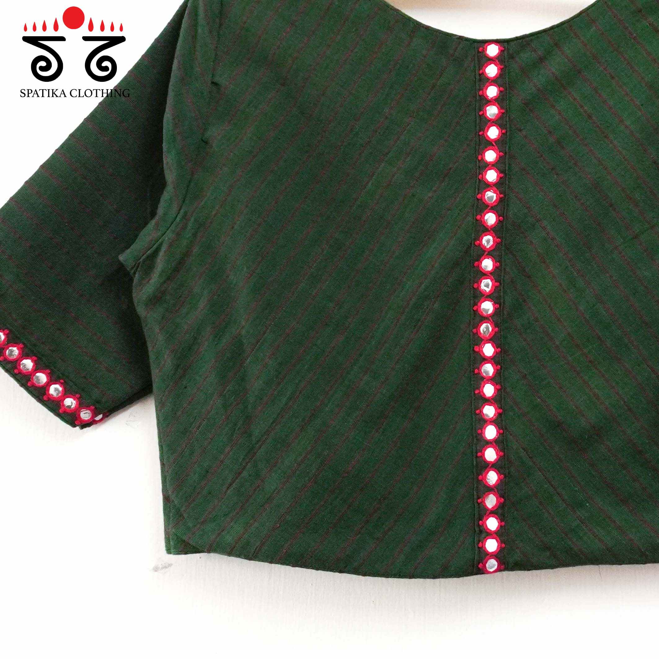 Stripes & Mirrors - New handcrafted Blouse