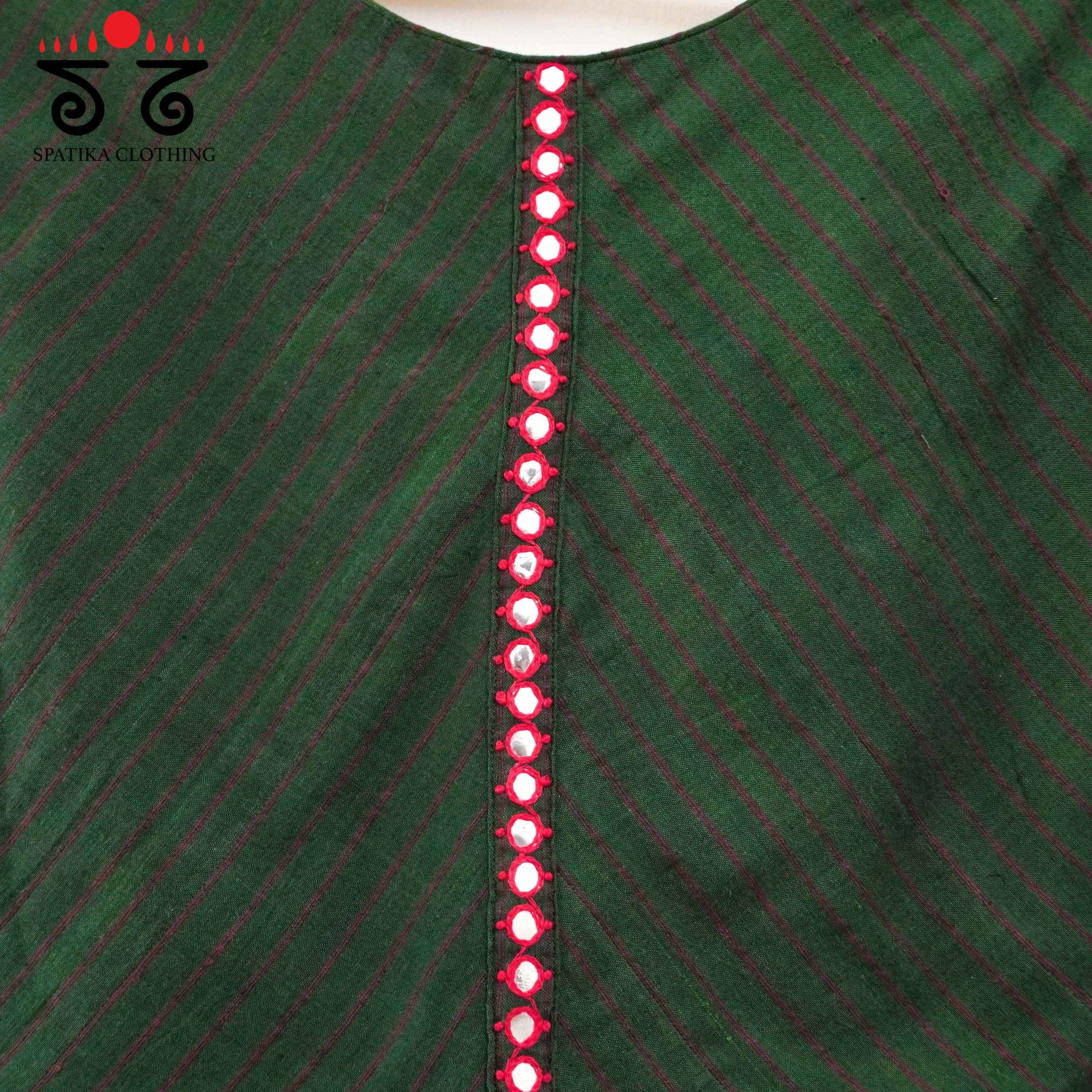 Stripes & Mirrors - New handcrafted Blouse