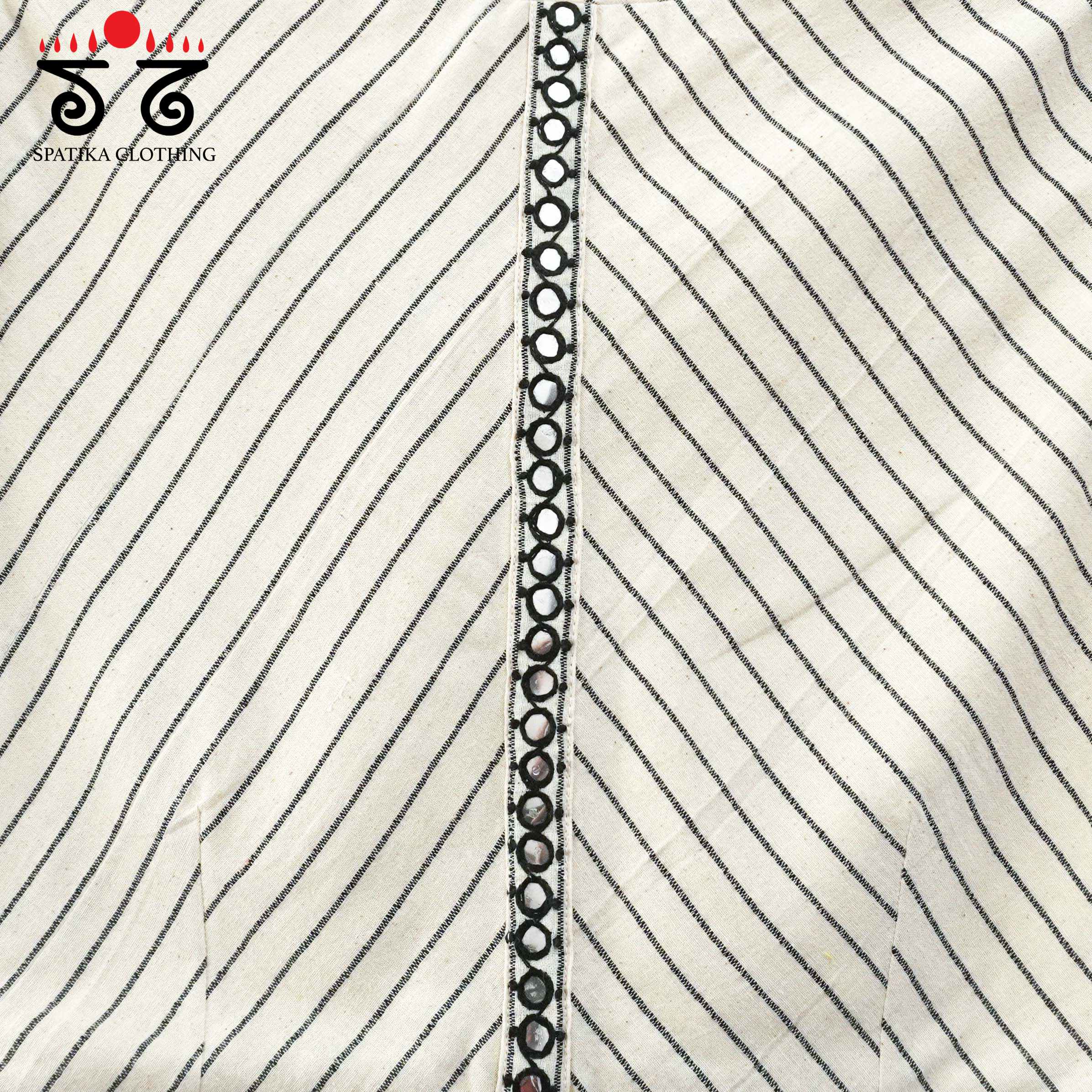 Stripes & Mirrors - New Handcrafted Blouse