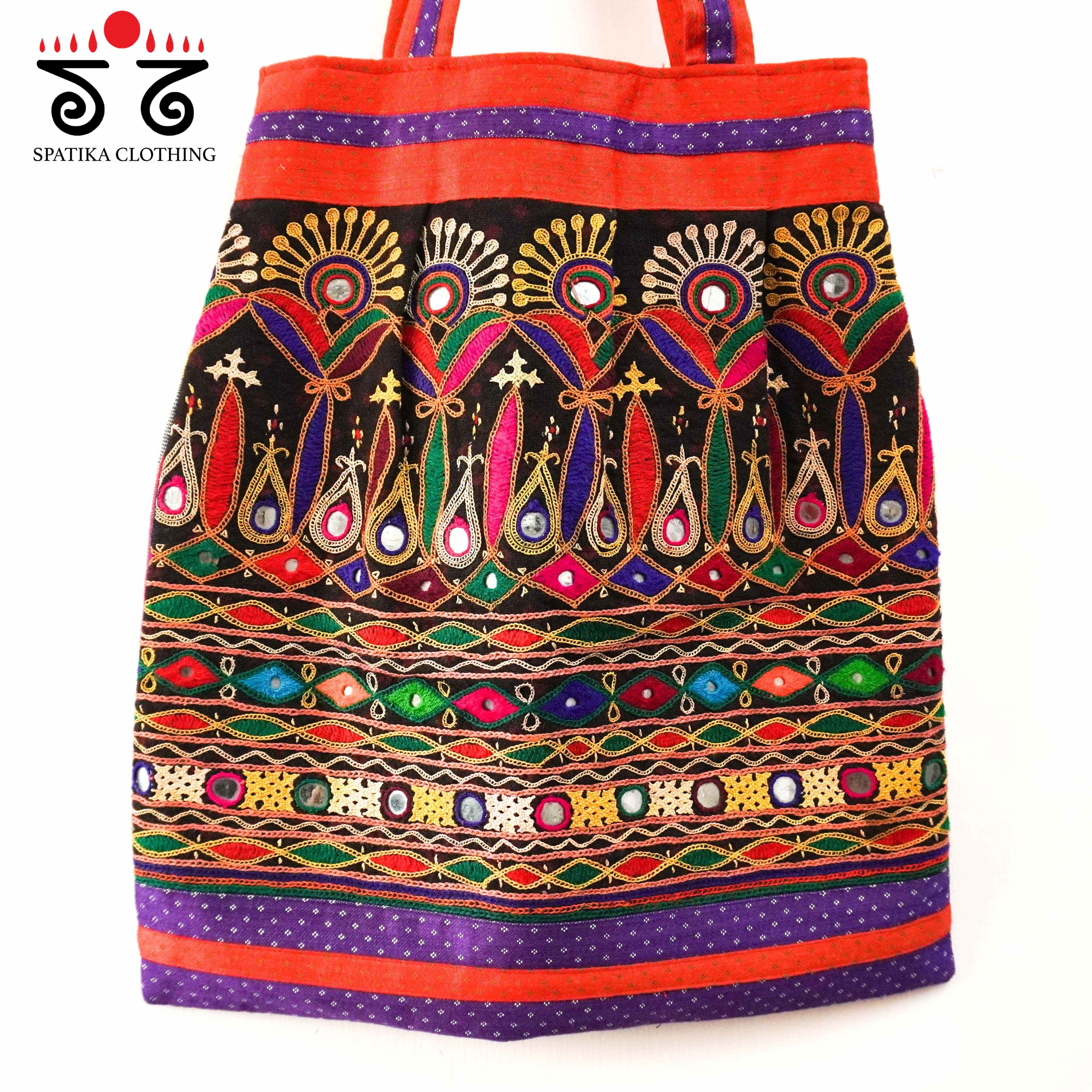 Hand Embroidered Hand Bag