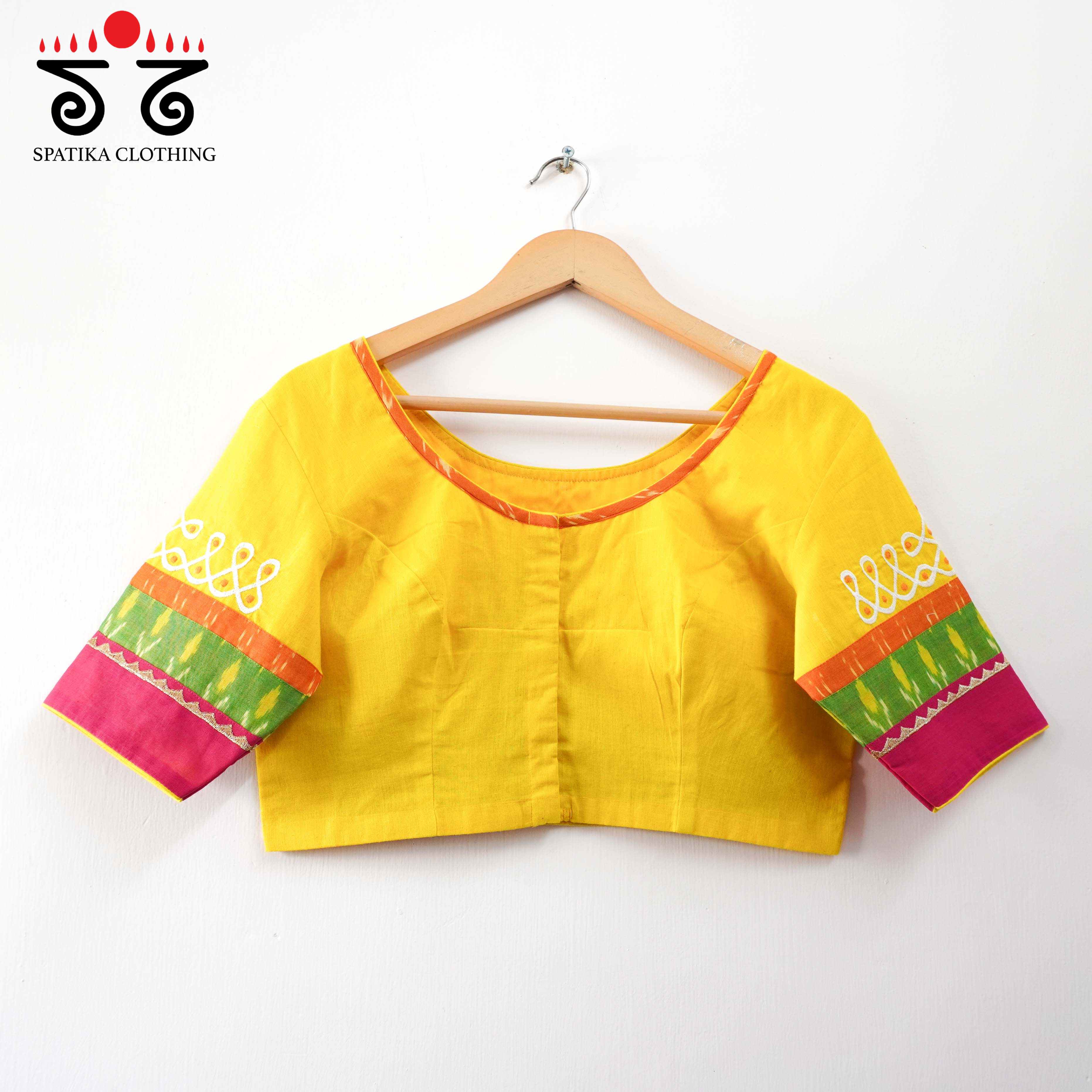 Prabhavati Kolam Handcrafted Blouse