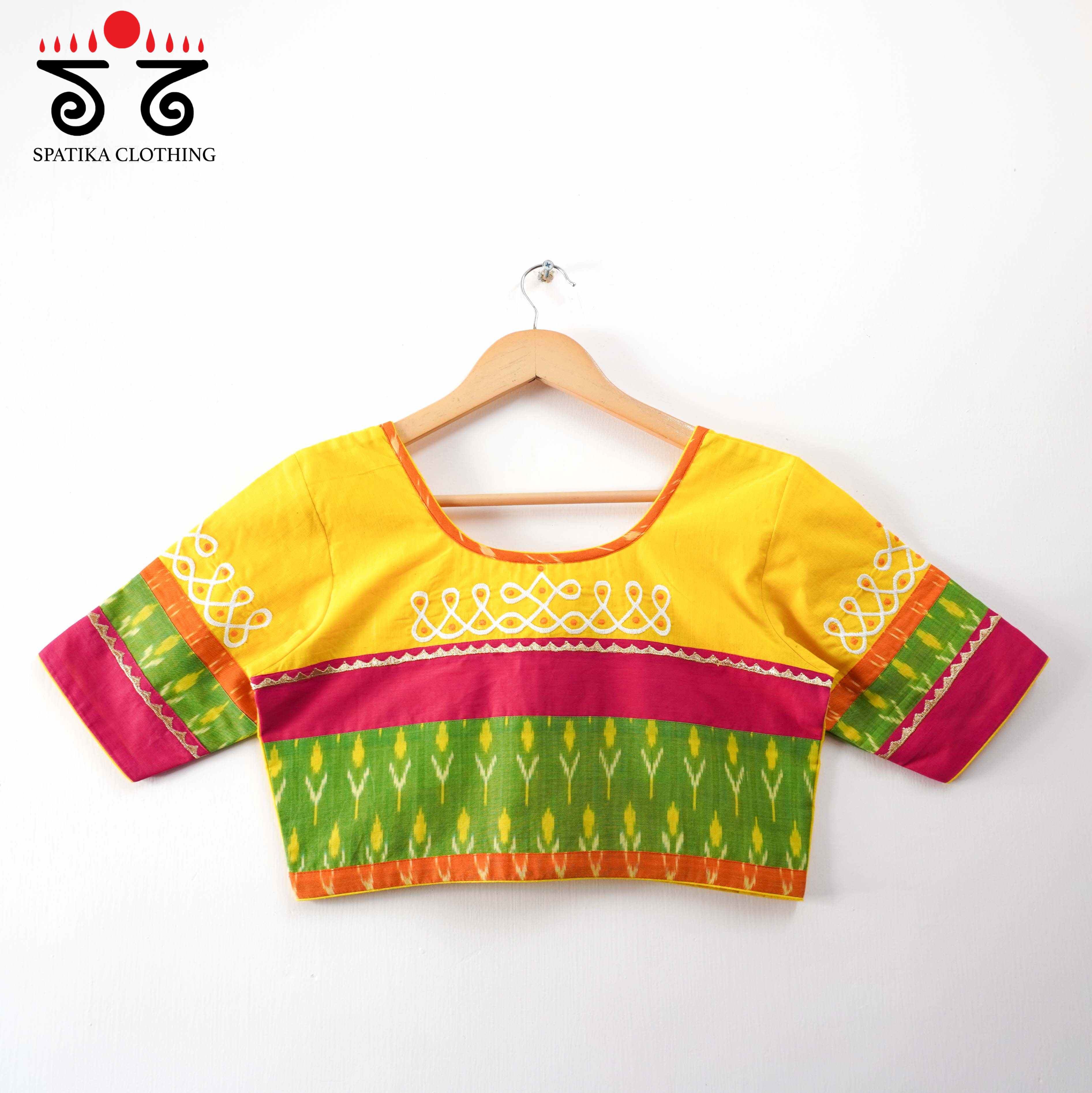 Prabhavati Kolam Handcrafted Blouse