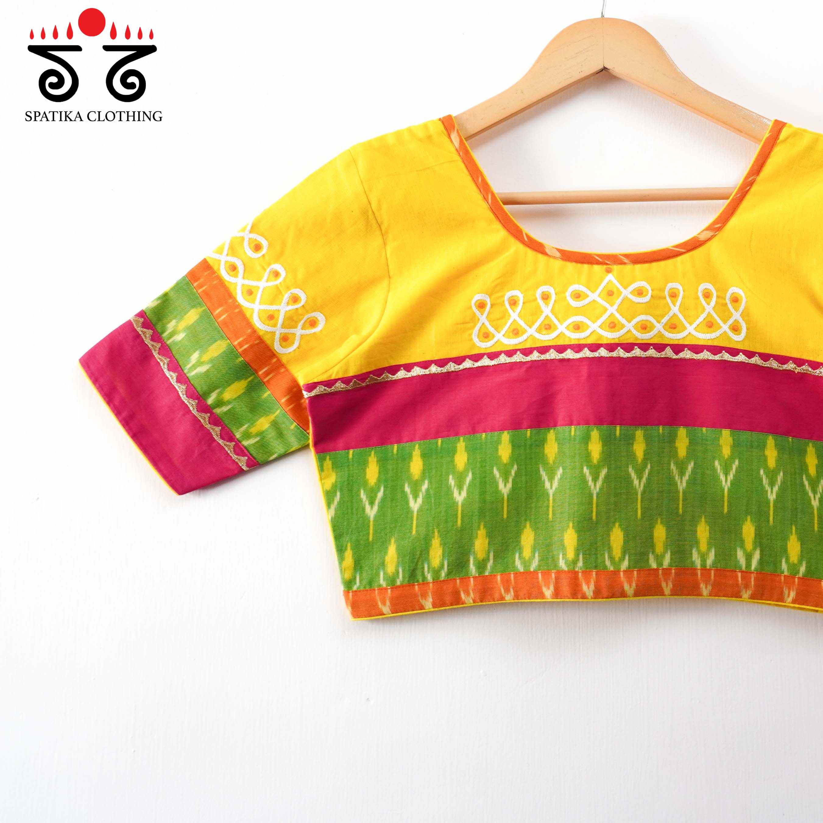 Prabhavati Kolam Handcrafted Blouse