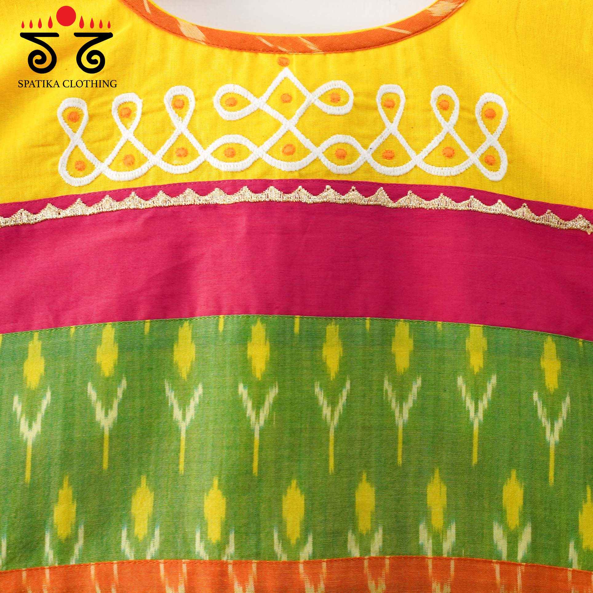 Prabhavati Kolam Handcrafted Blouse
