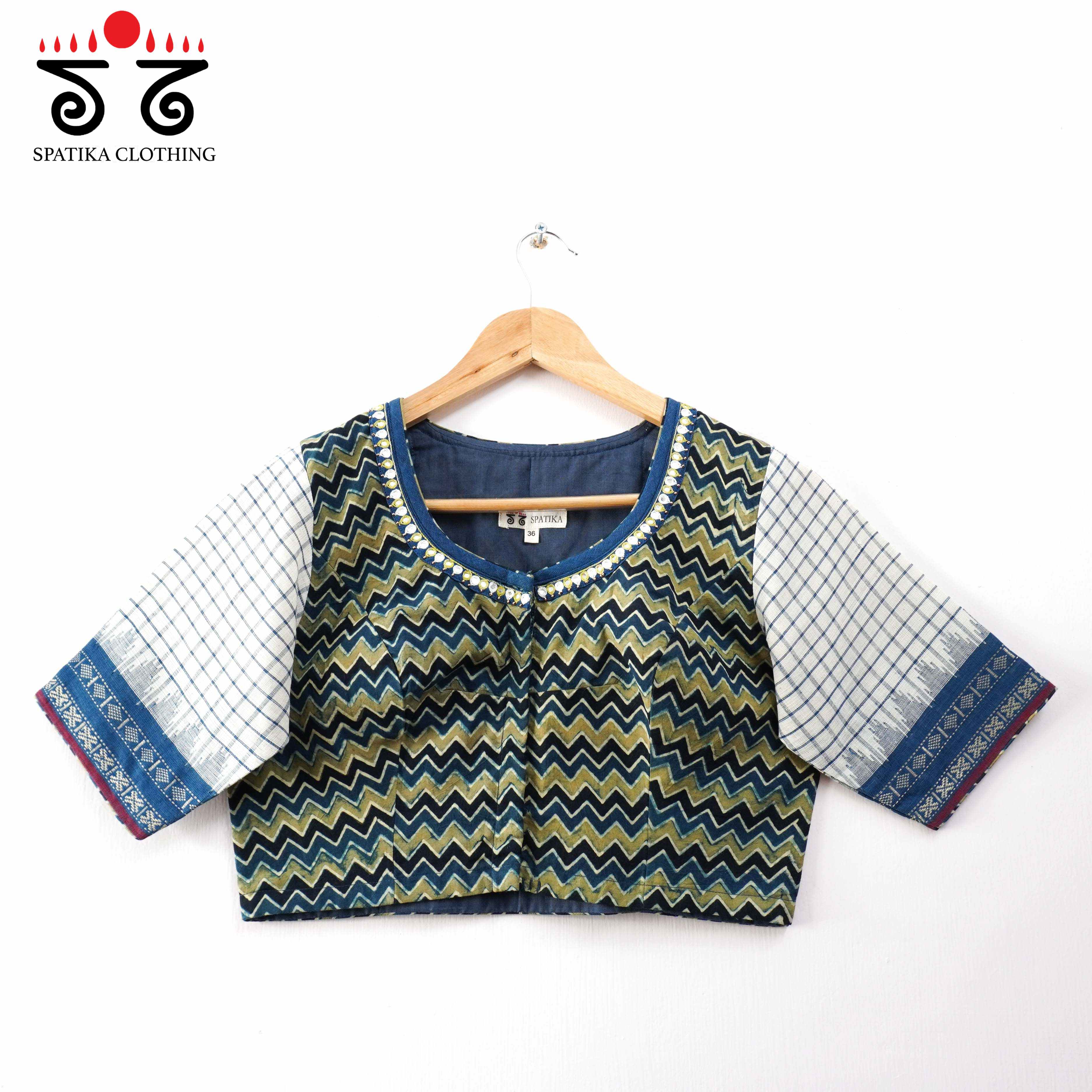 Ponduru Pichwai Handcrafted Blouse