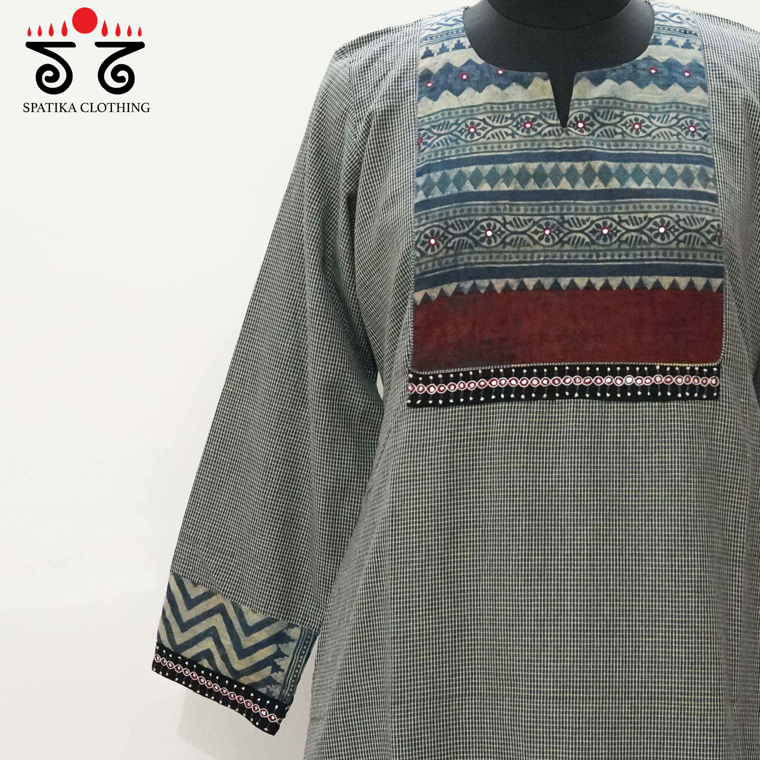 Ajrak Hand - Block Printed Revival Kurta