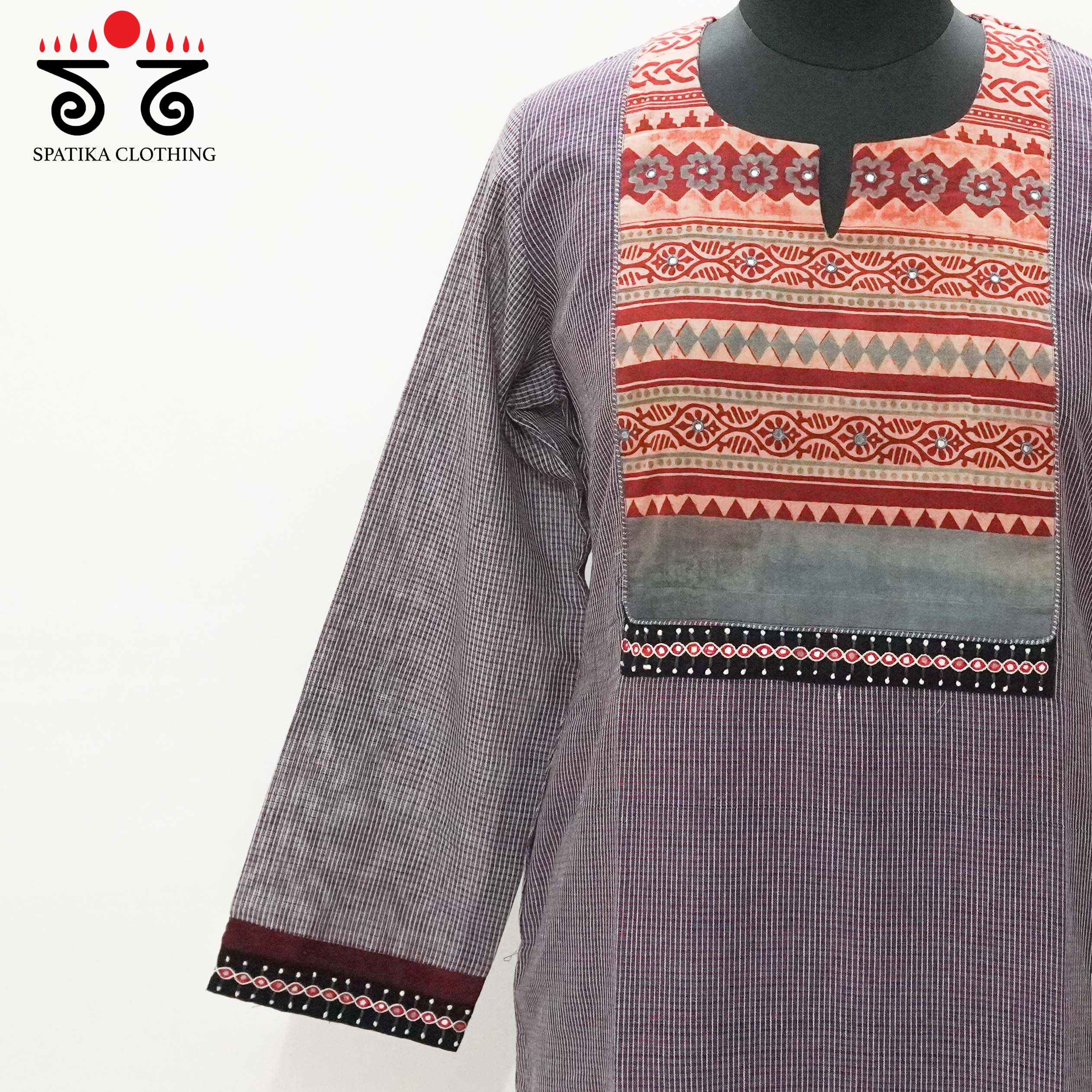 Ajrak Hand - Block Printed Revival Kurta