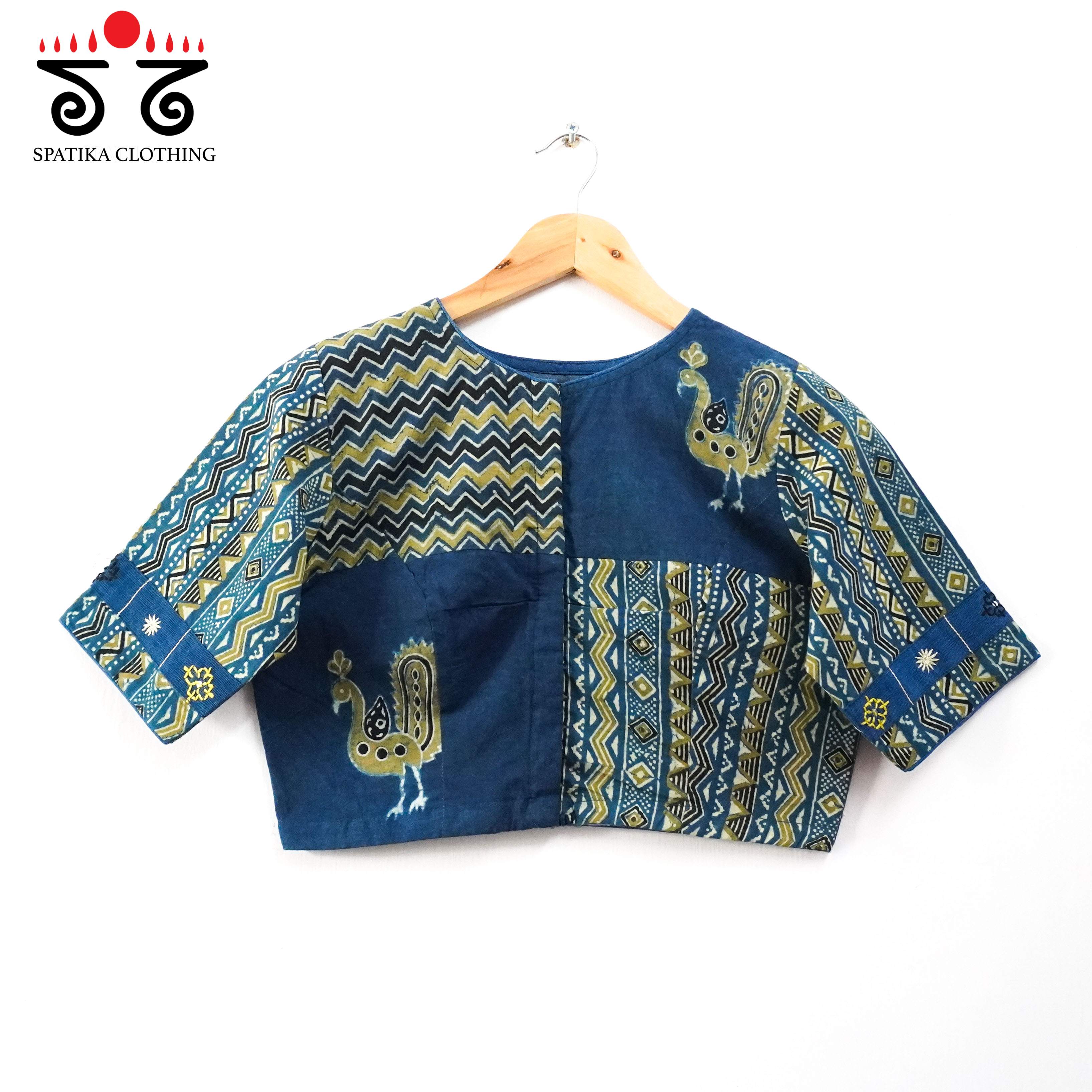 Morni Collage-Handcrafted Blouse