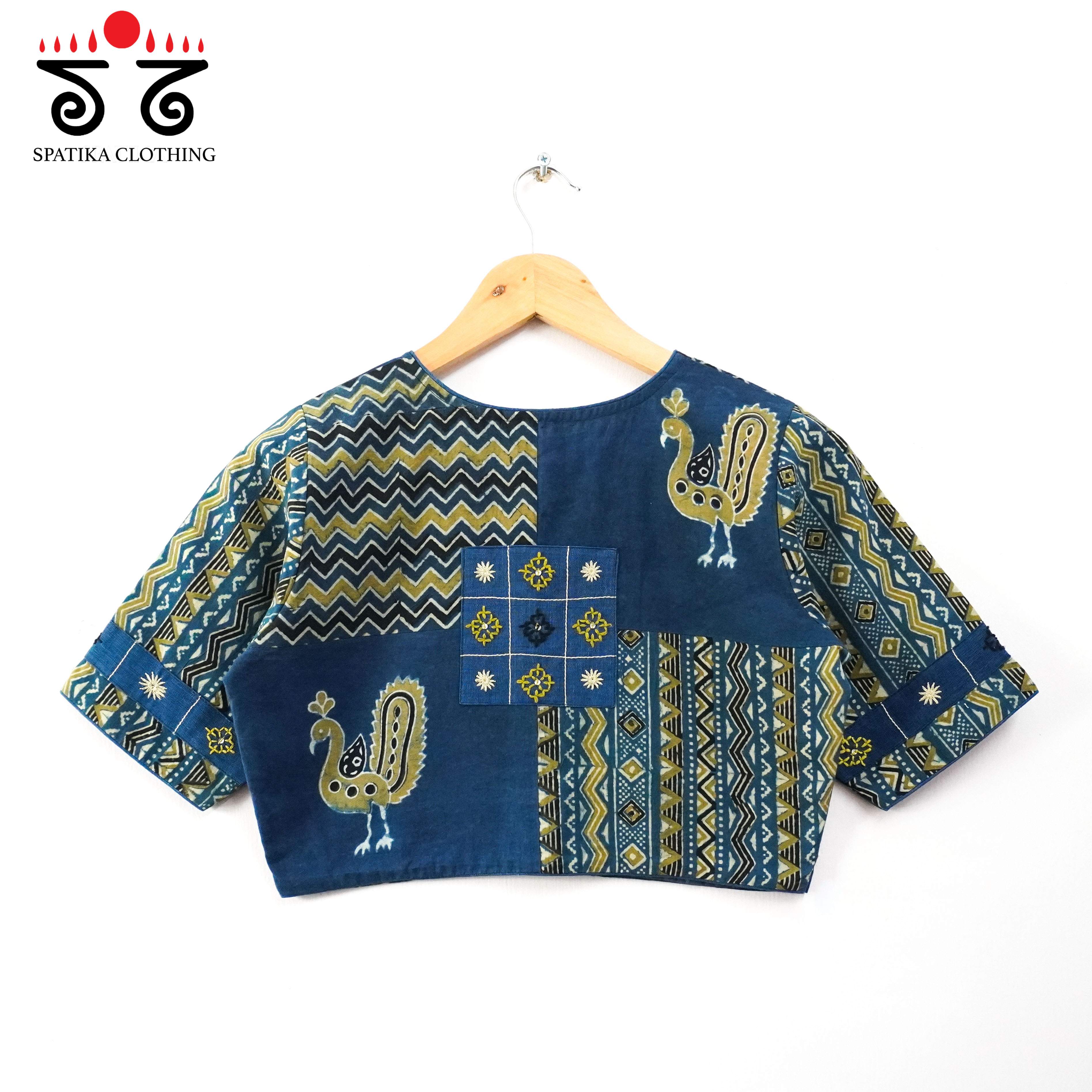 Morni Collage-Handcrafted Blouse