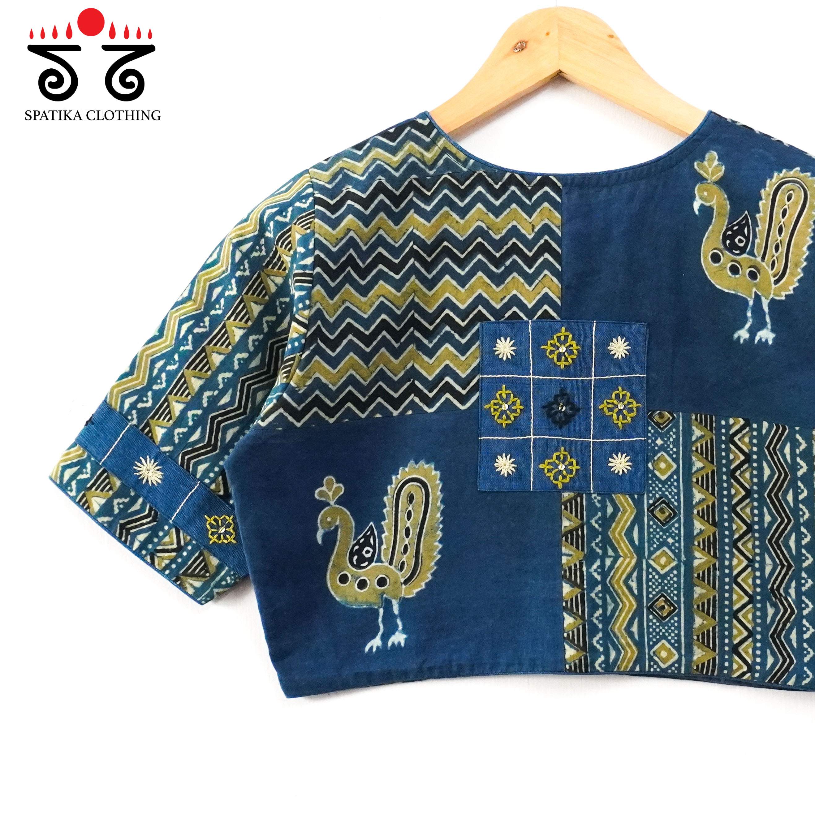 Morni Collage-Handcrafted Blouse