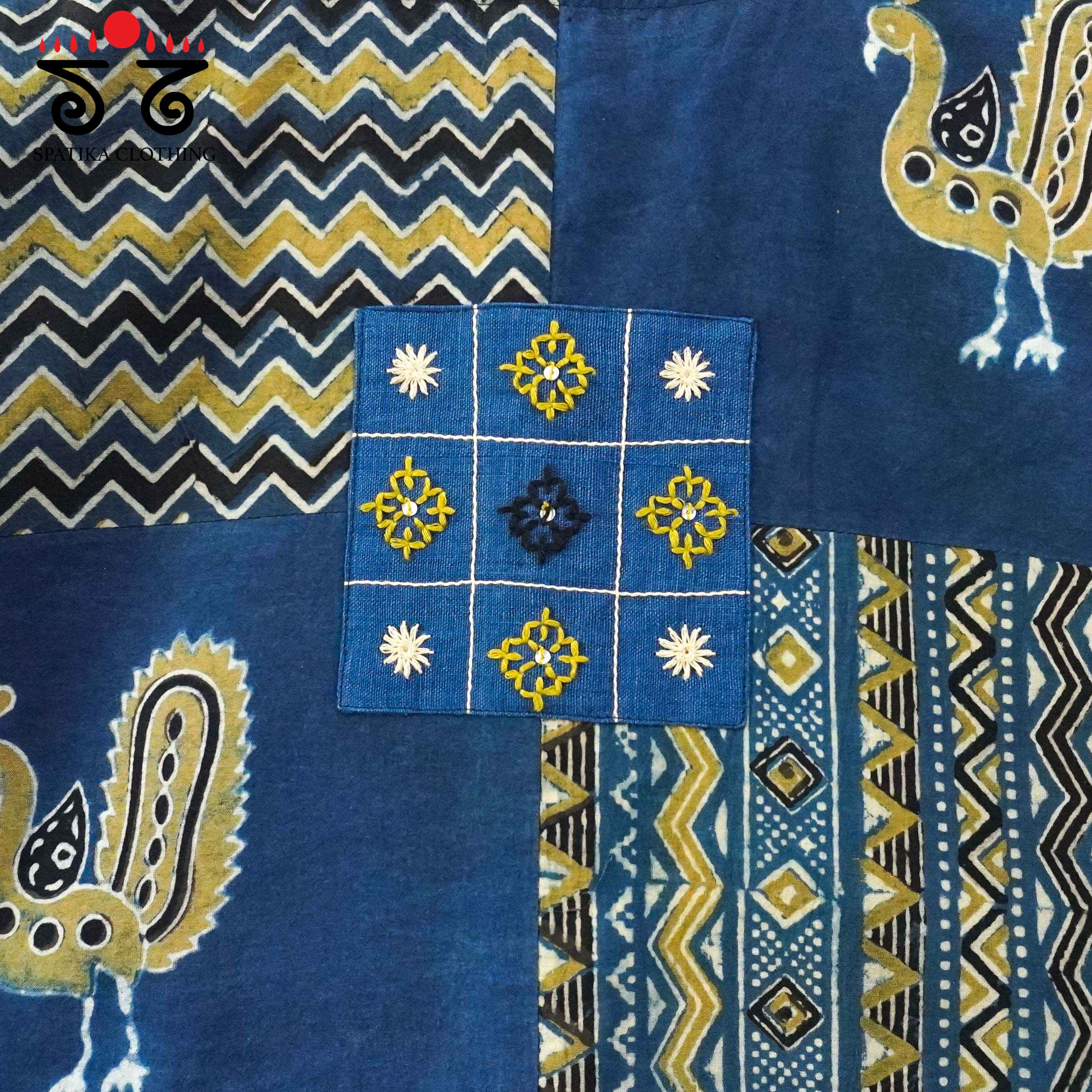 Morni Collage-Handcrafted Blouse