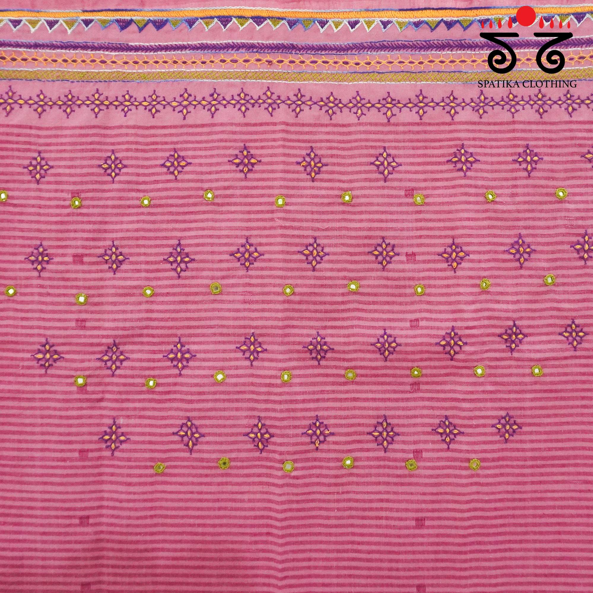 Banjara Hand Embroidered Ponduru Blouse Fabric