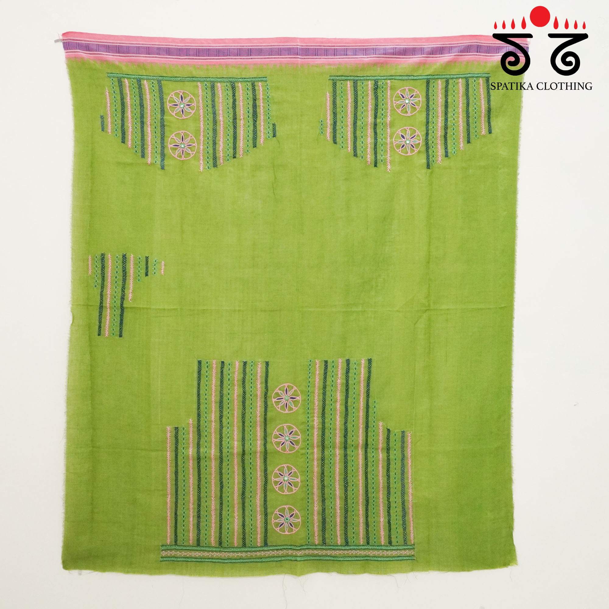 Banjara Hand Embroidered Ponduru Blouse Fabric