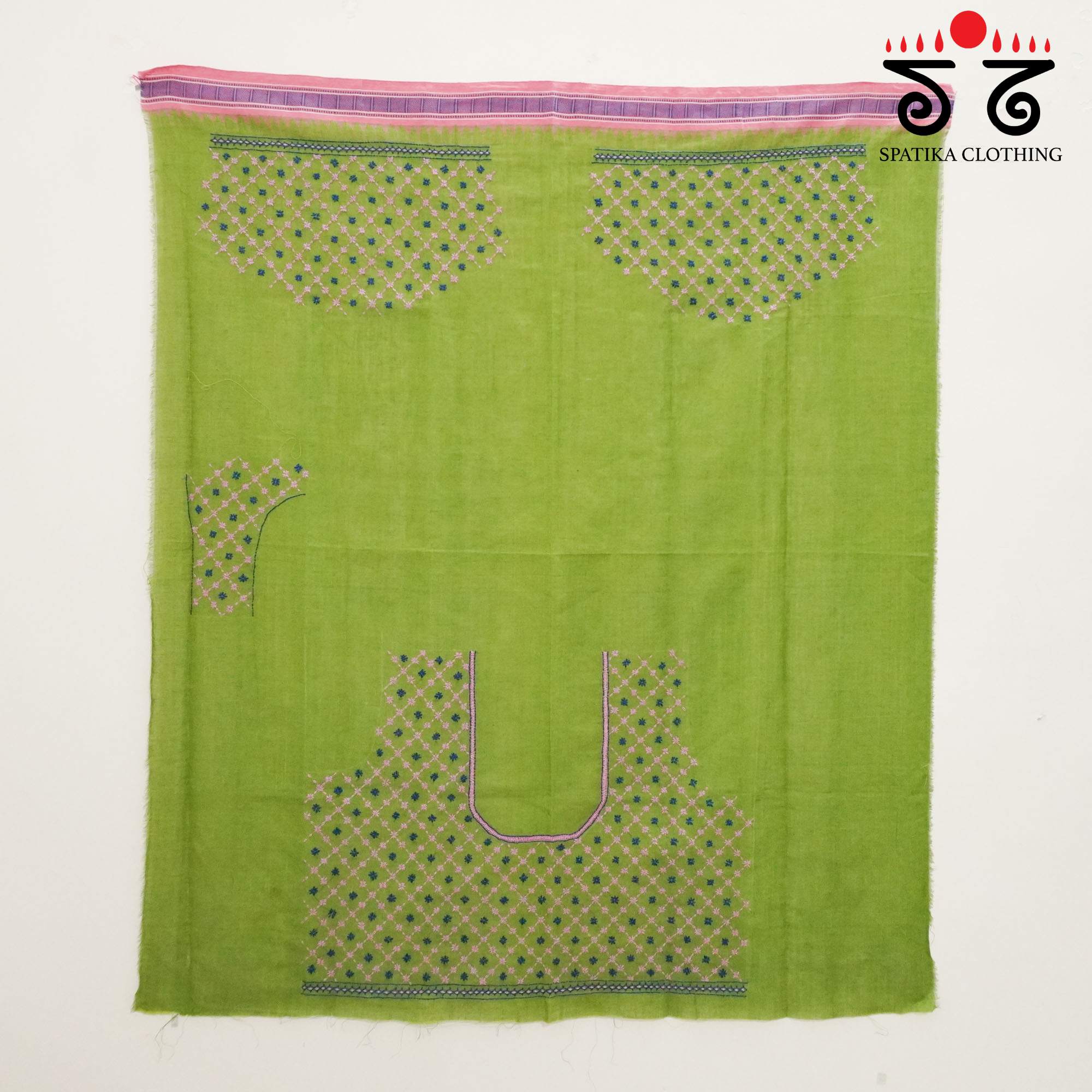 Banjara Hand Embroidered Ponduru Blouse Fabric