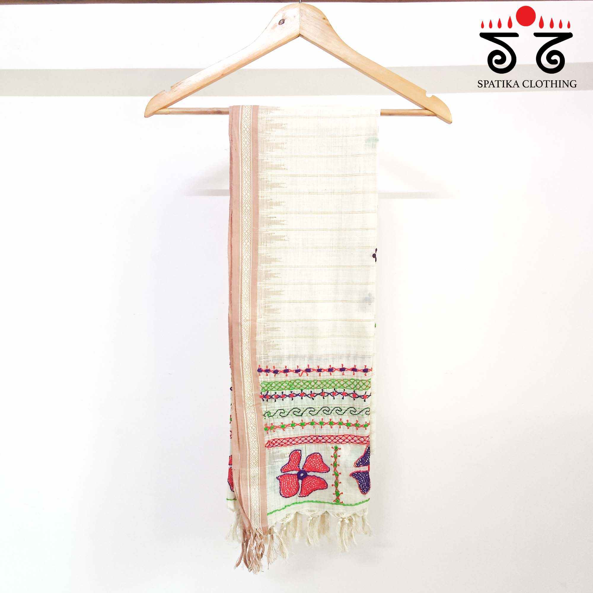 Lambani on Ponduru - Hand Embroidered Dupatta