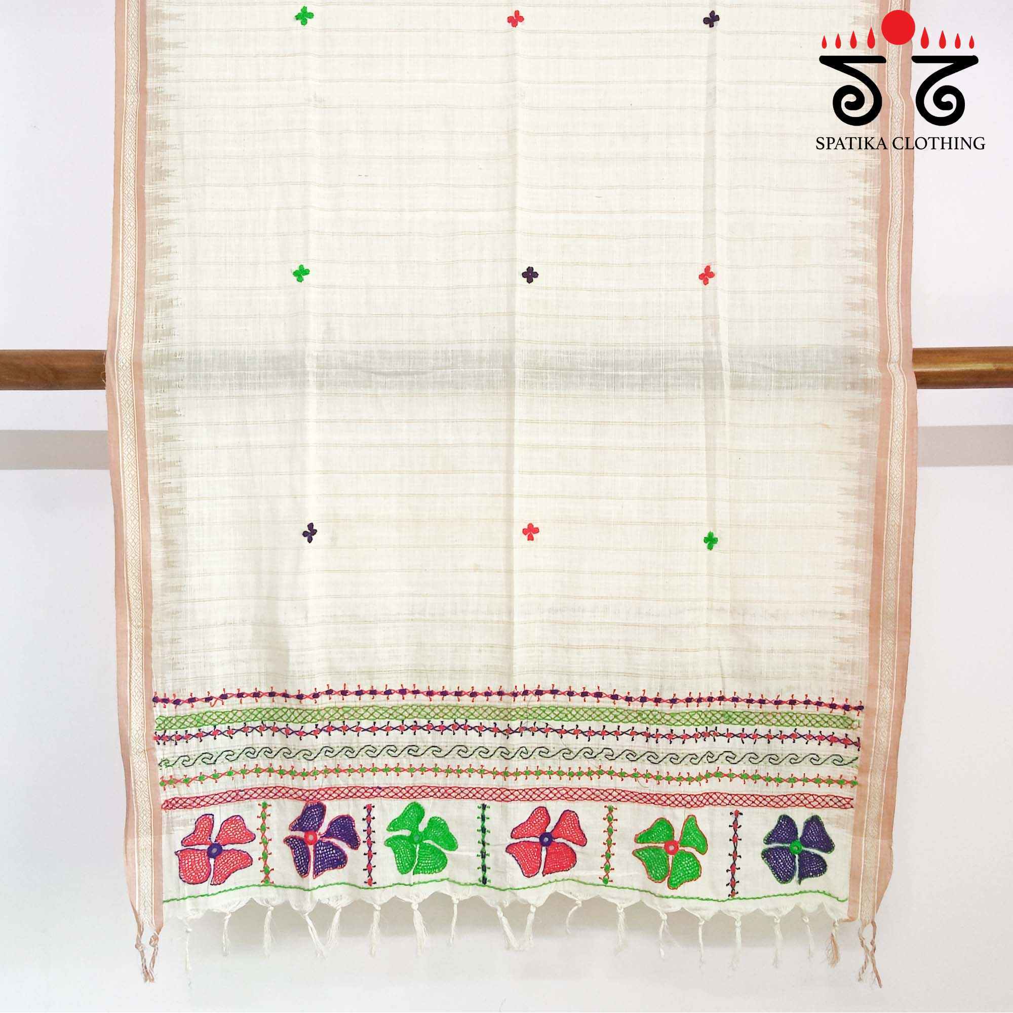 Lambani on Ponduru - Hand Embroidered Dupatta