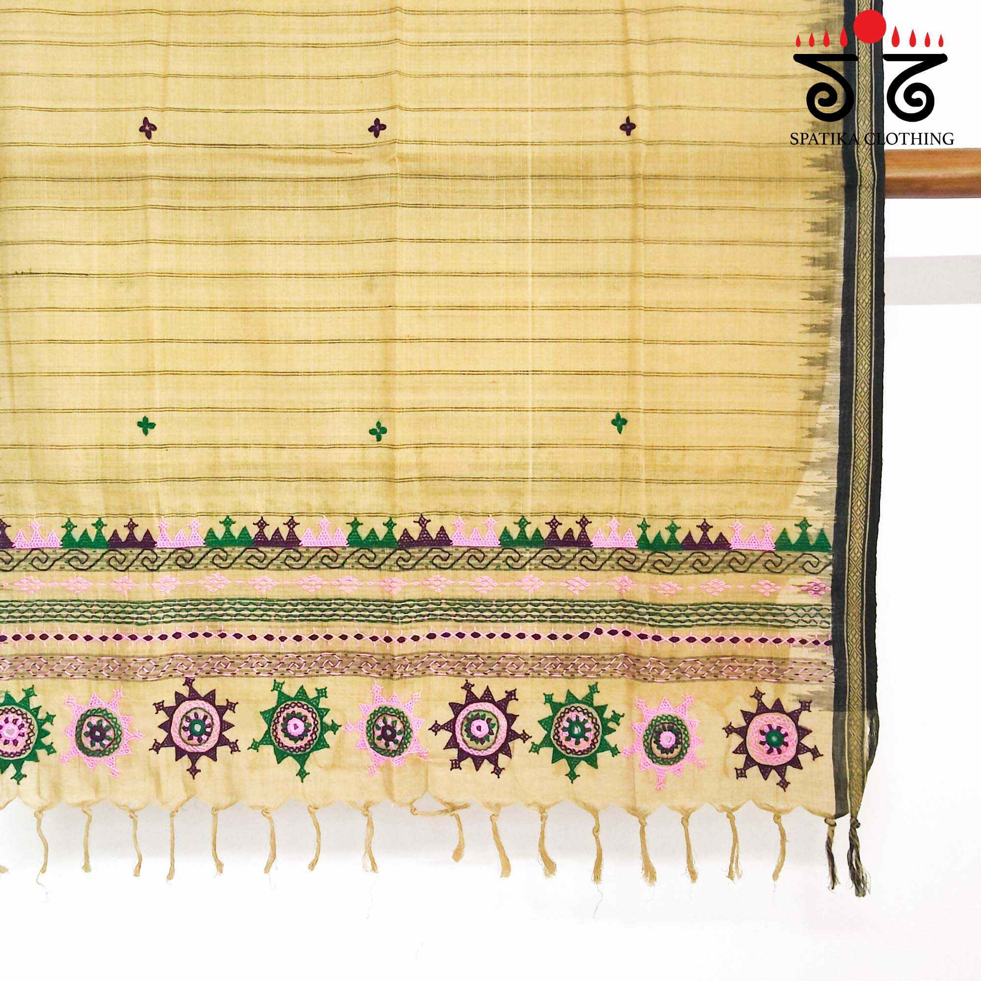 Lambani on Ponduru - Hand Embroidered Dupatta