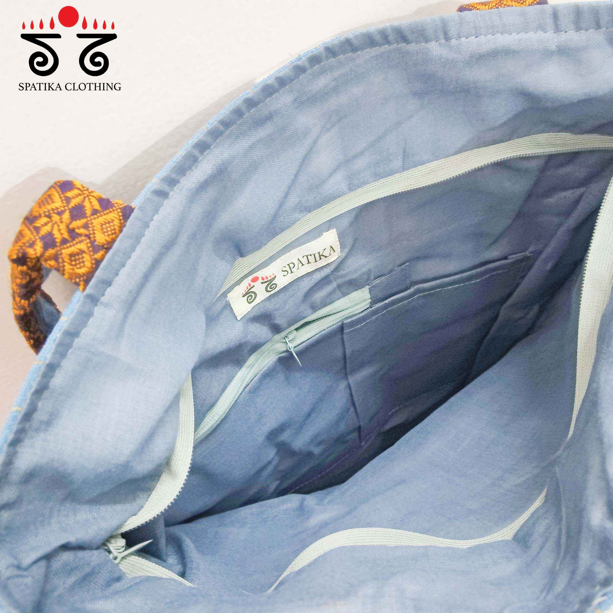 Hand Embroidered Ponduru Tote Bag