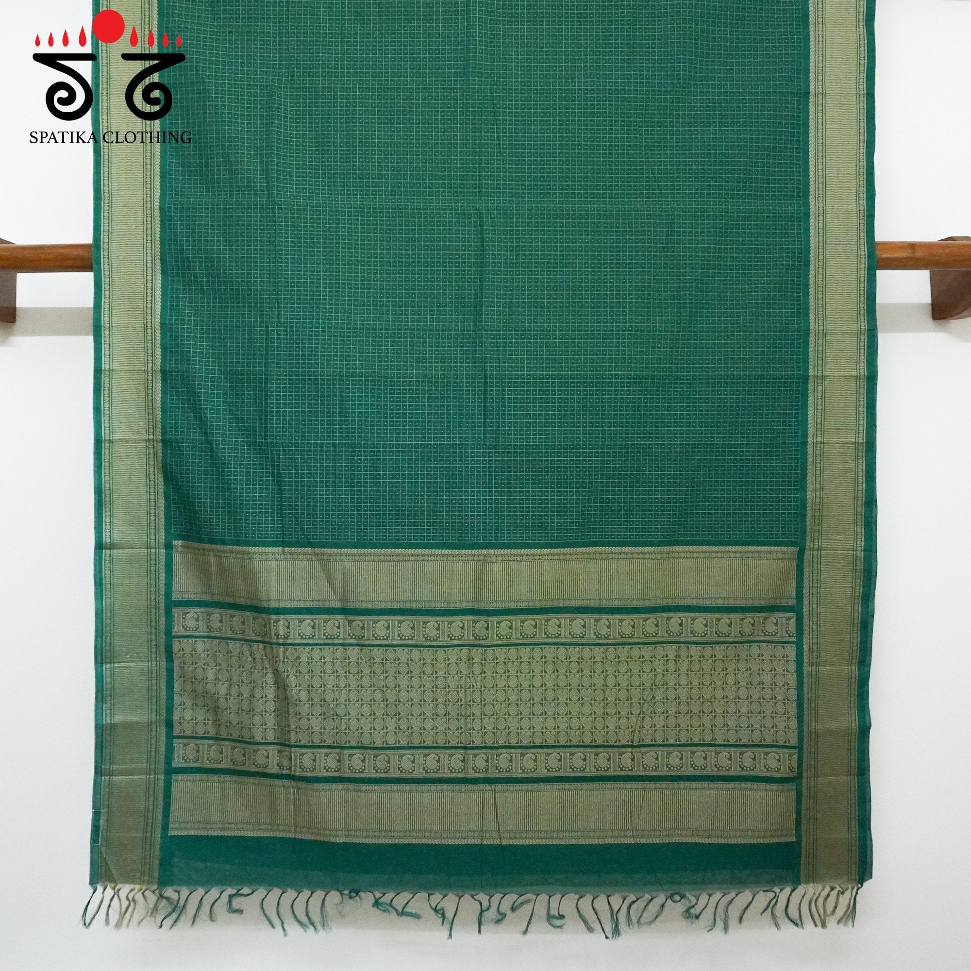 Green Kanchi Cotton Saree