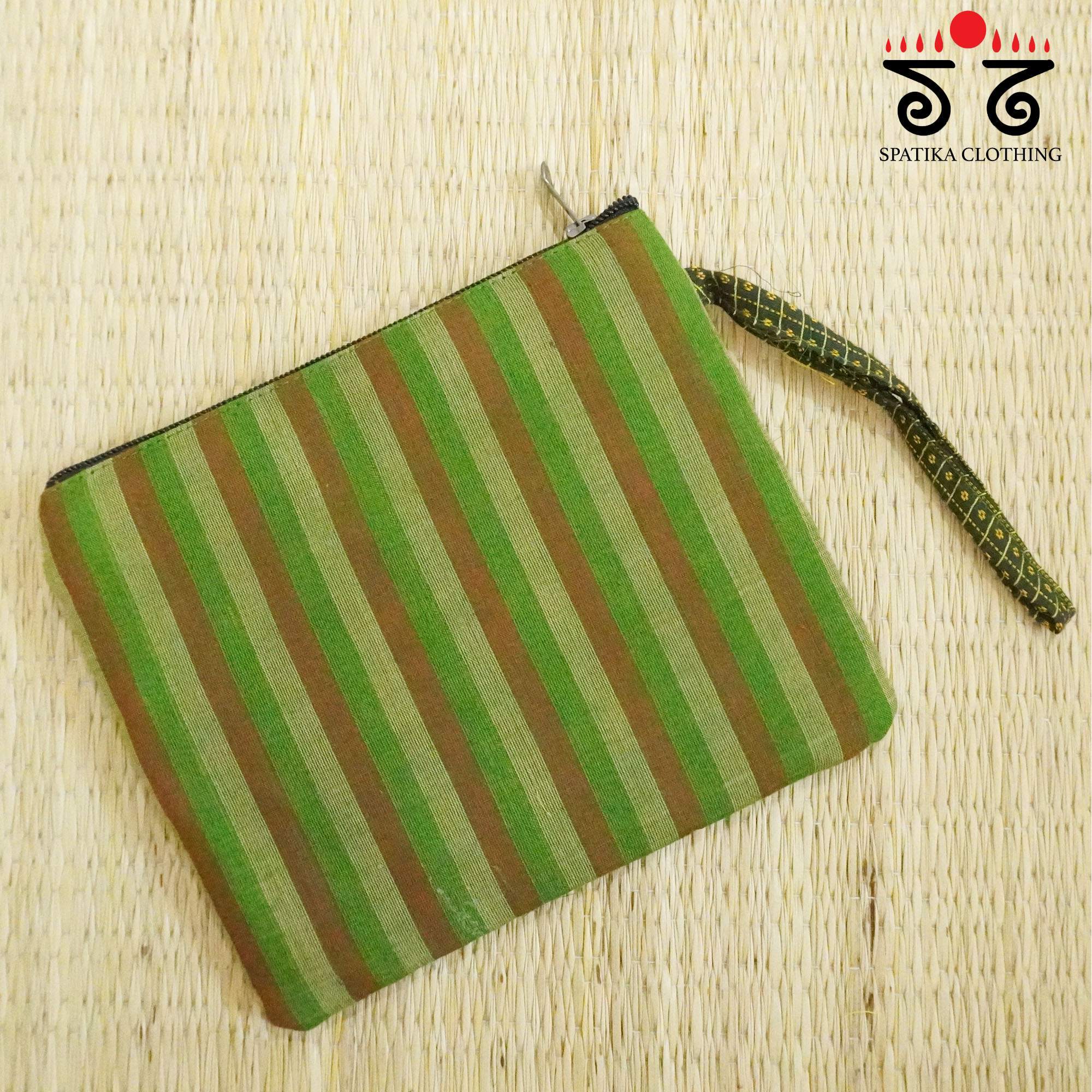 Green Lambani Hand Embroidered Purse