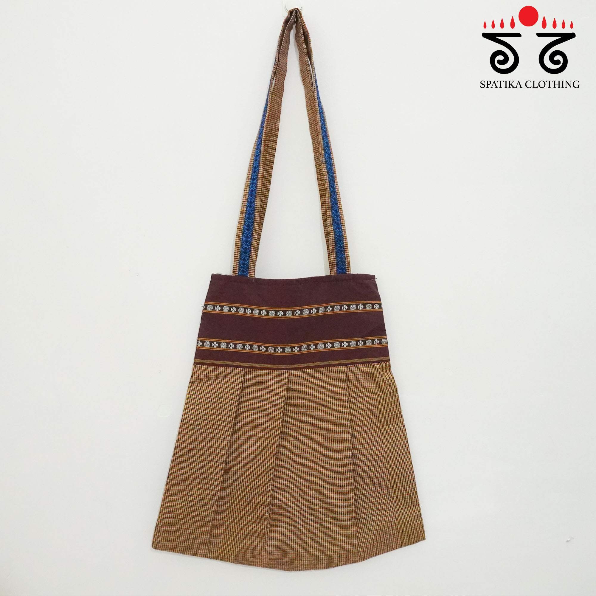 Brown Lambani Hand Embroidered Hand Bag