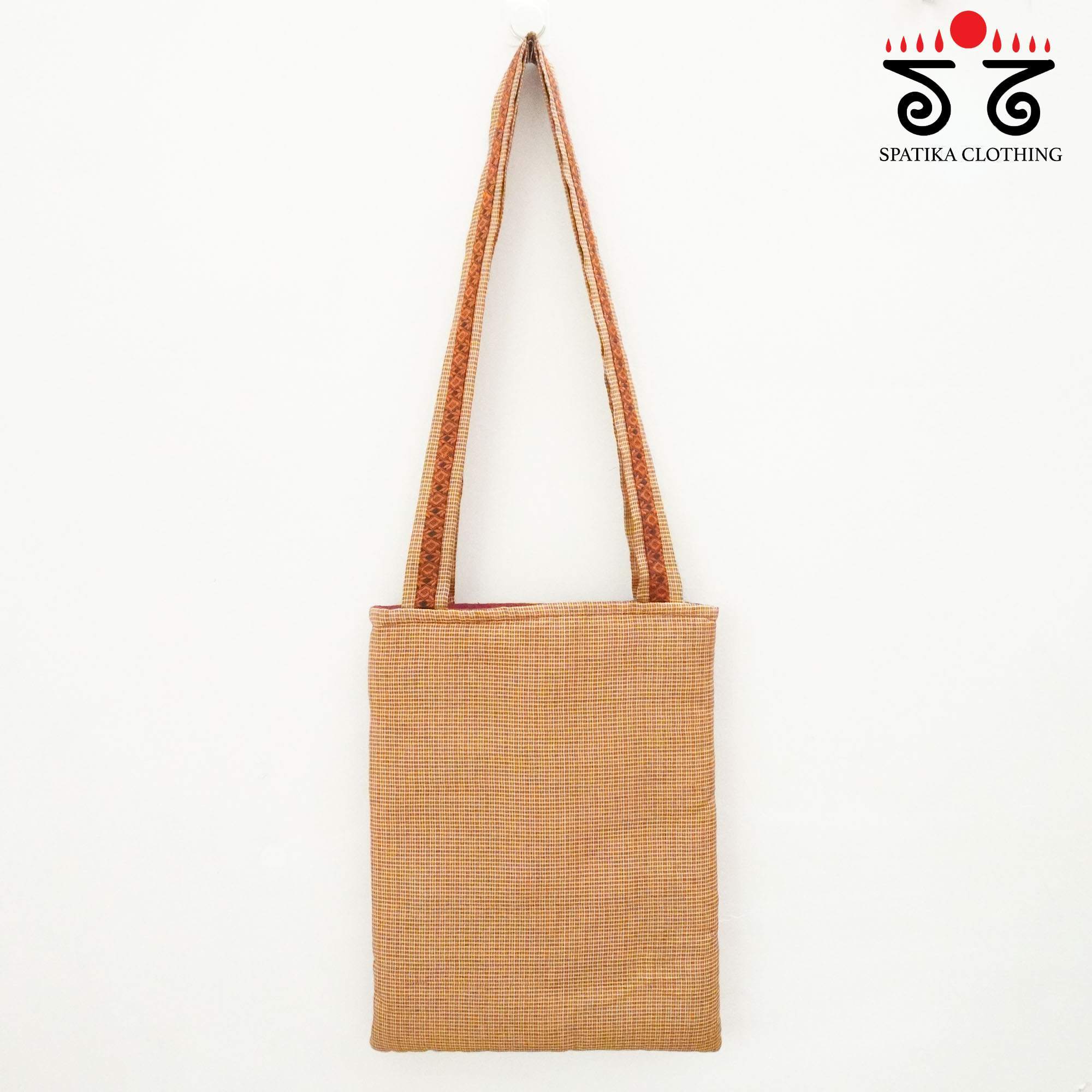 Brown Lambani Hand Embroidered Hand Bag