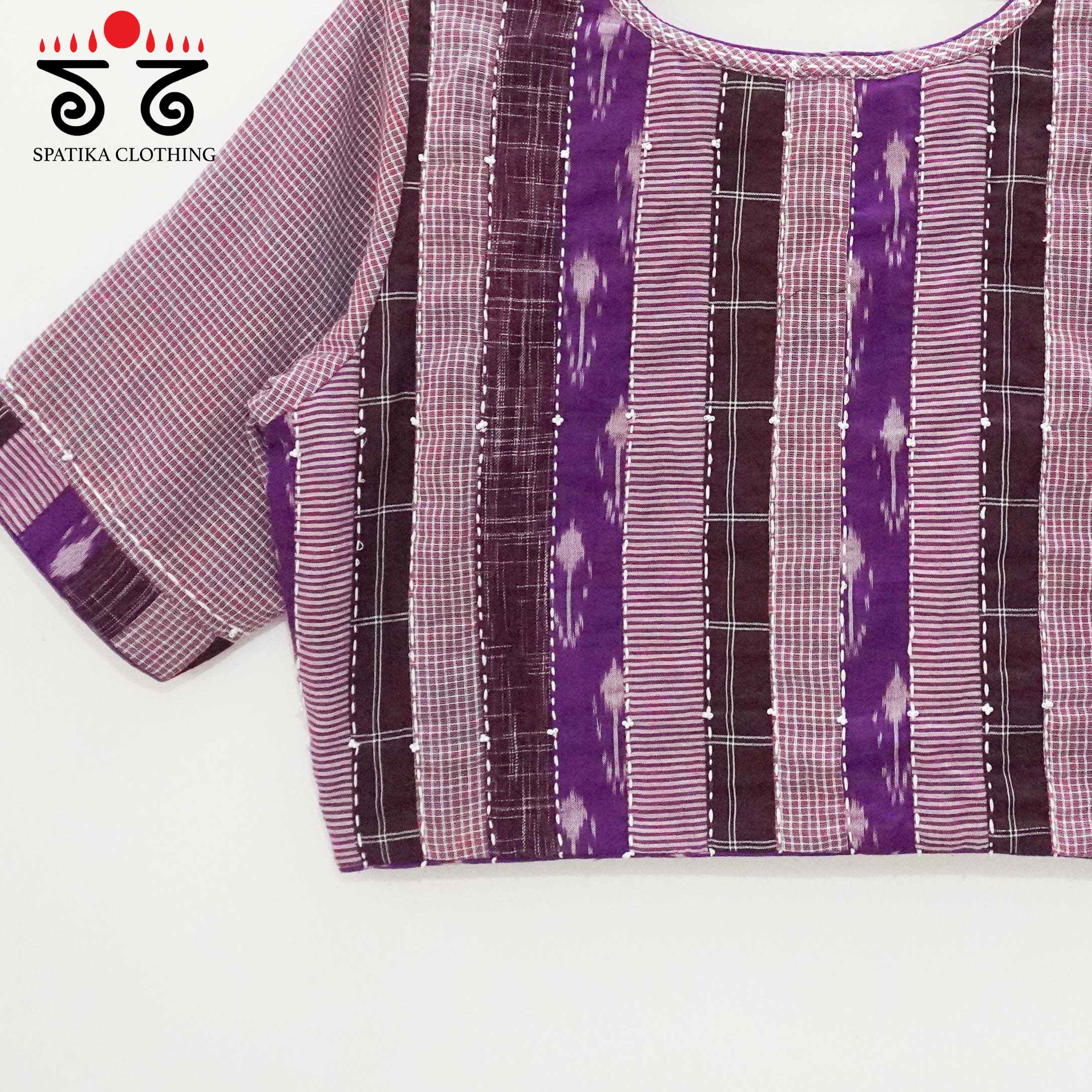 Purple Monochrome Blouse