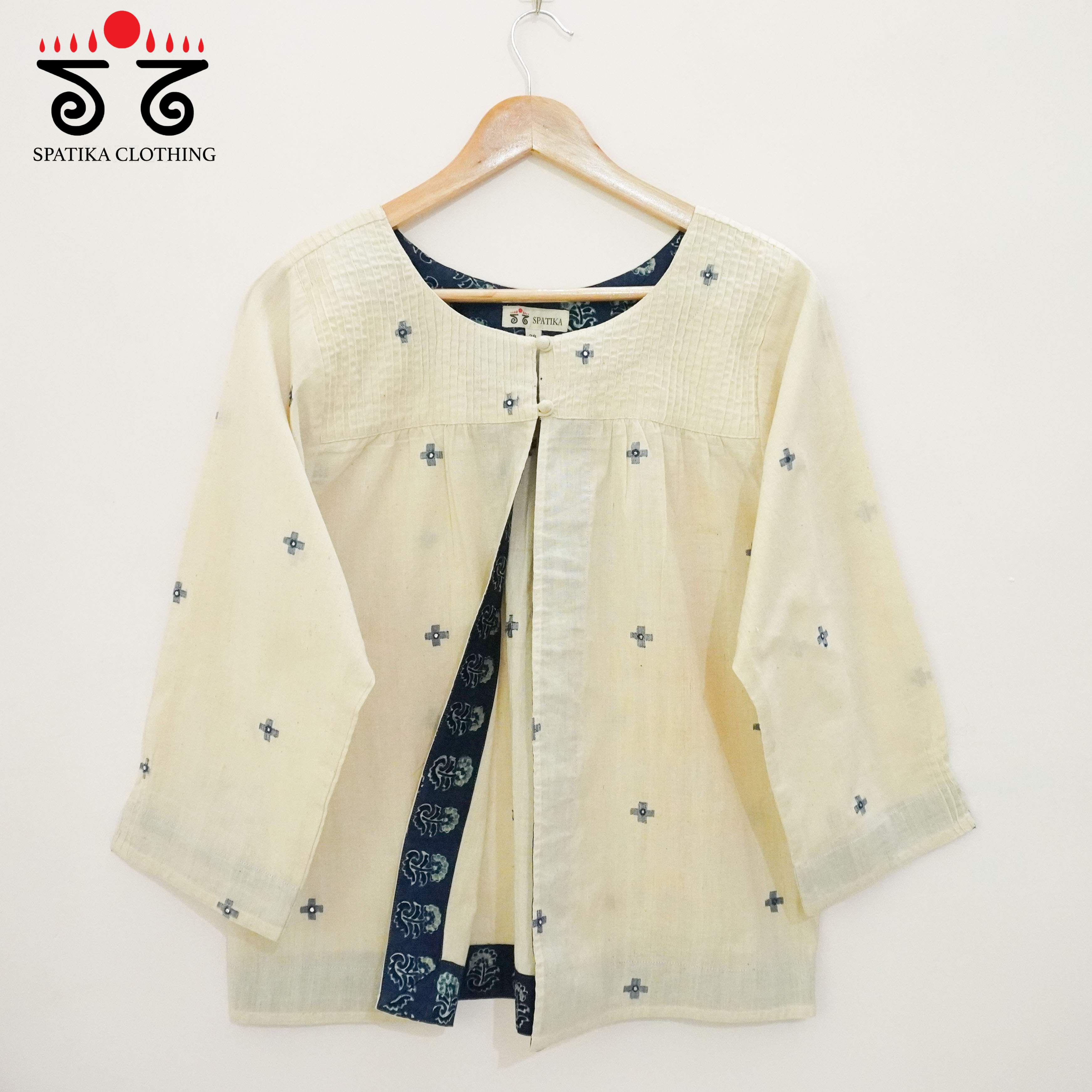 Handwoven Jamdhani Overlay