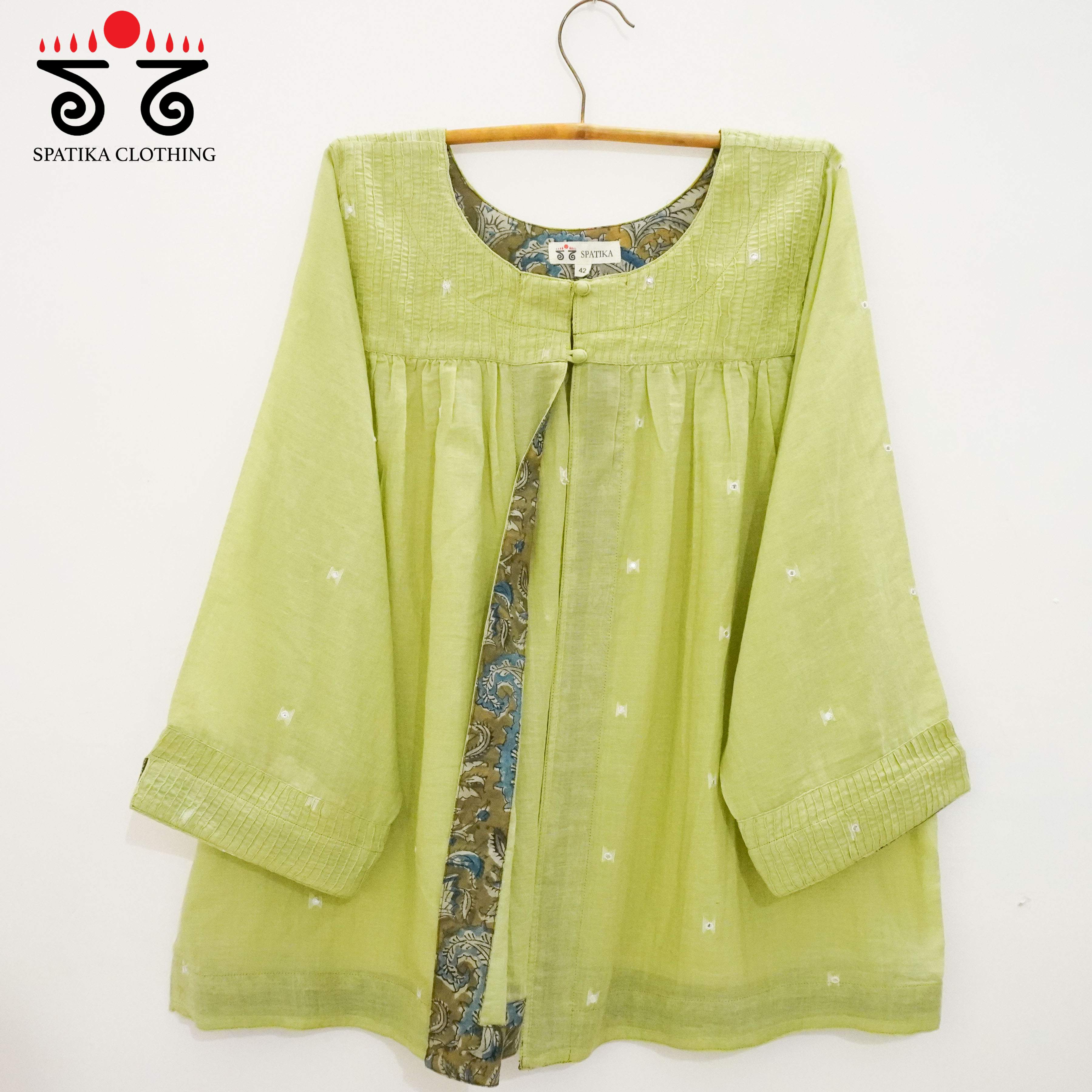 Handwoven Jamdhani Overlay