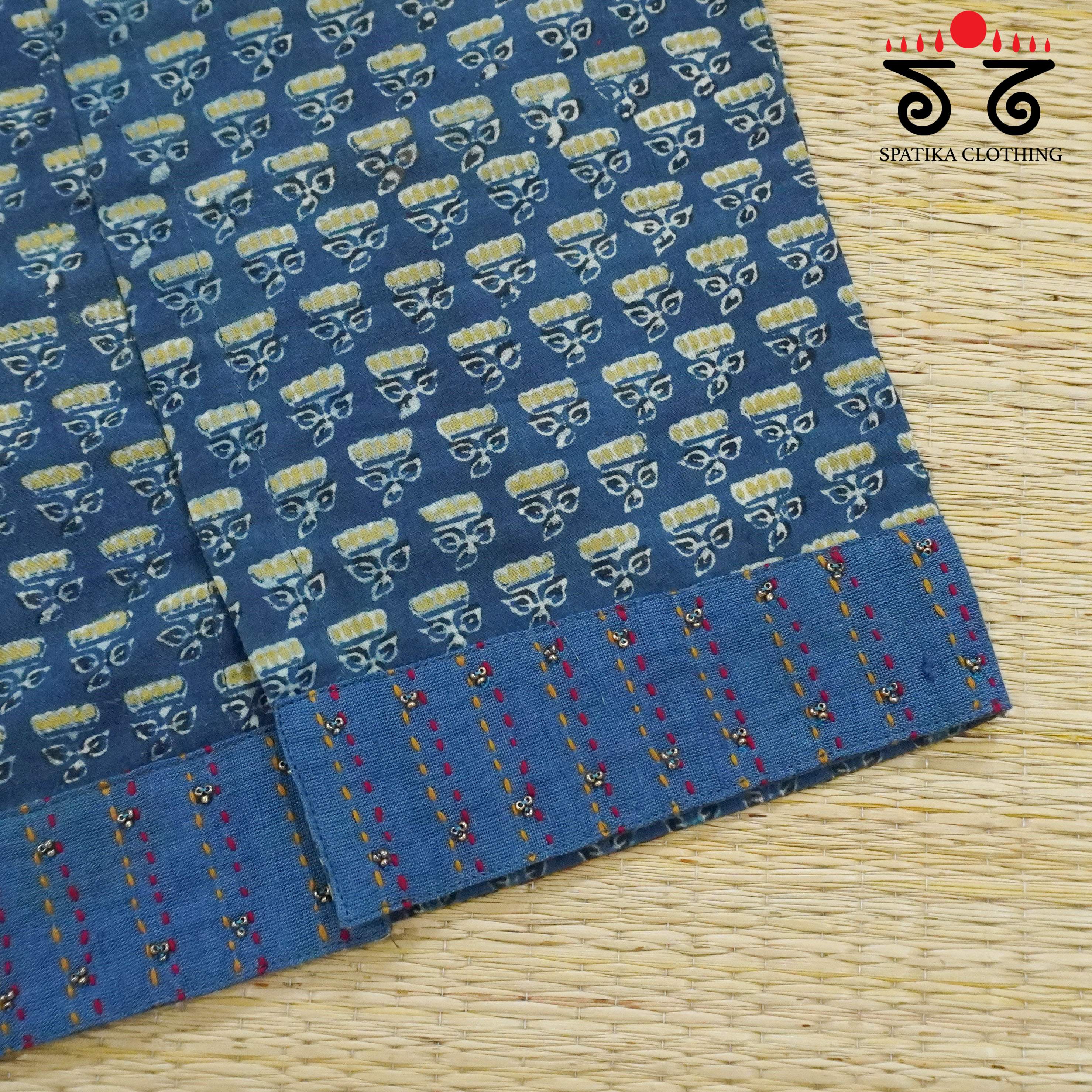 Blue Handcrafted Top for Little Girls!