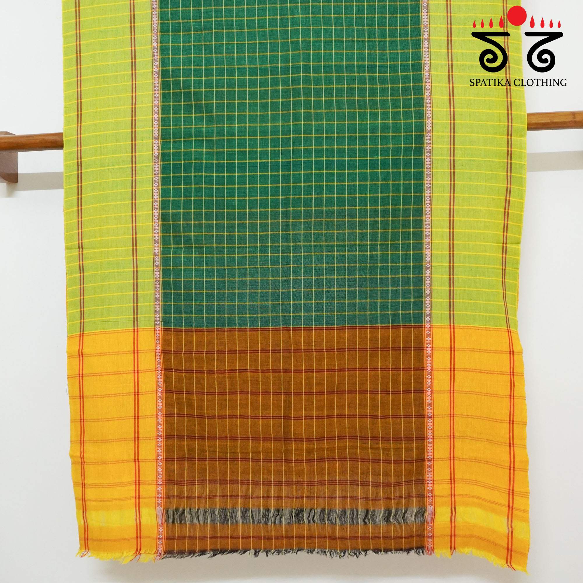 Green Chettinad Cotton Saree